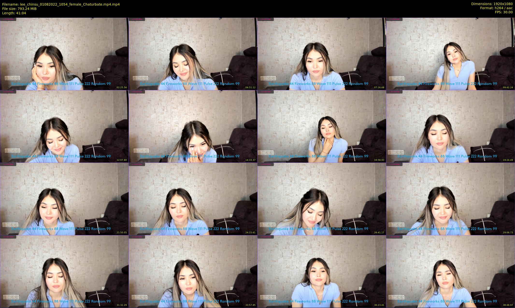 lee_chinsu — 42 minute Chaturbate female cam show recording, 1080p, Aug 1, 2022