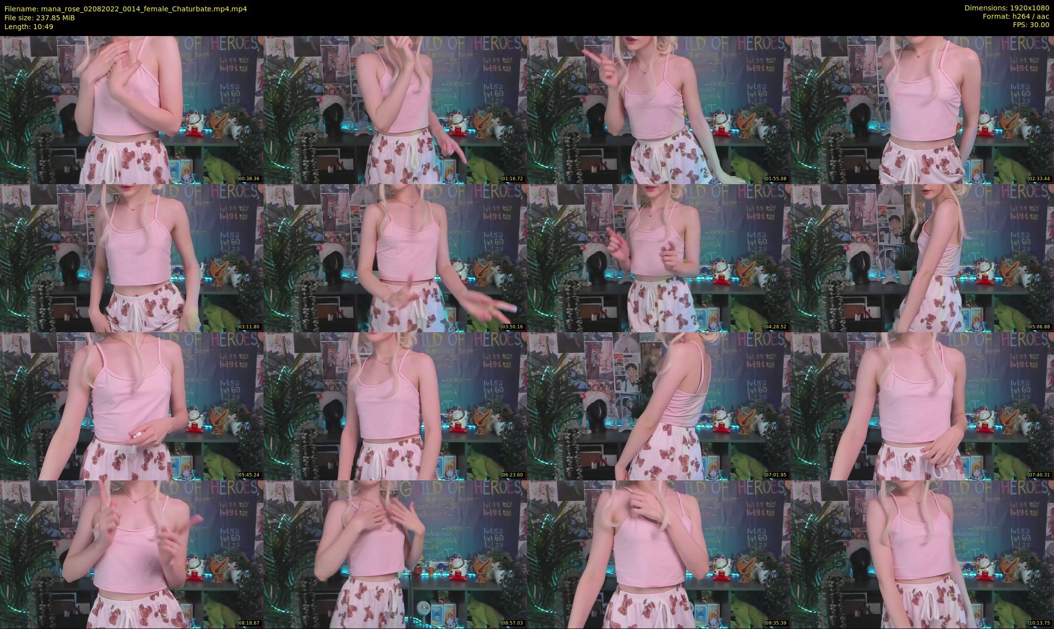 mana_rose — 11 minute Chaturbate female cam show recording, 1080p, Aug 2, 2022