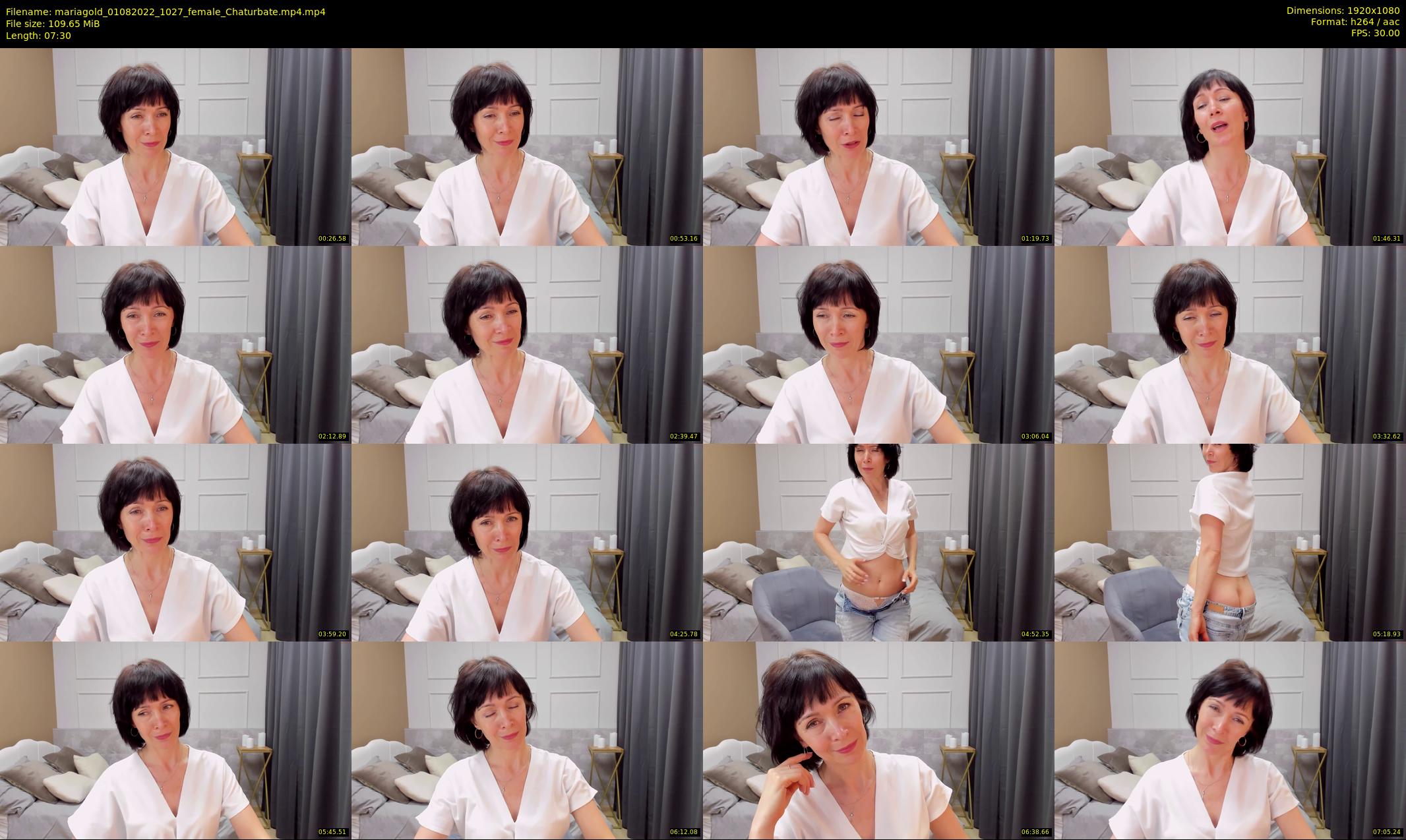 mariagold — 8 minute Chaturbate female cam show recording, 1080p, Aug 1, 2022