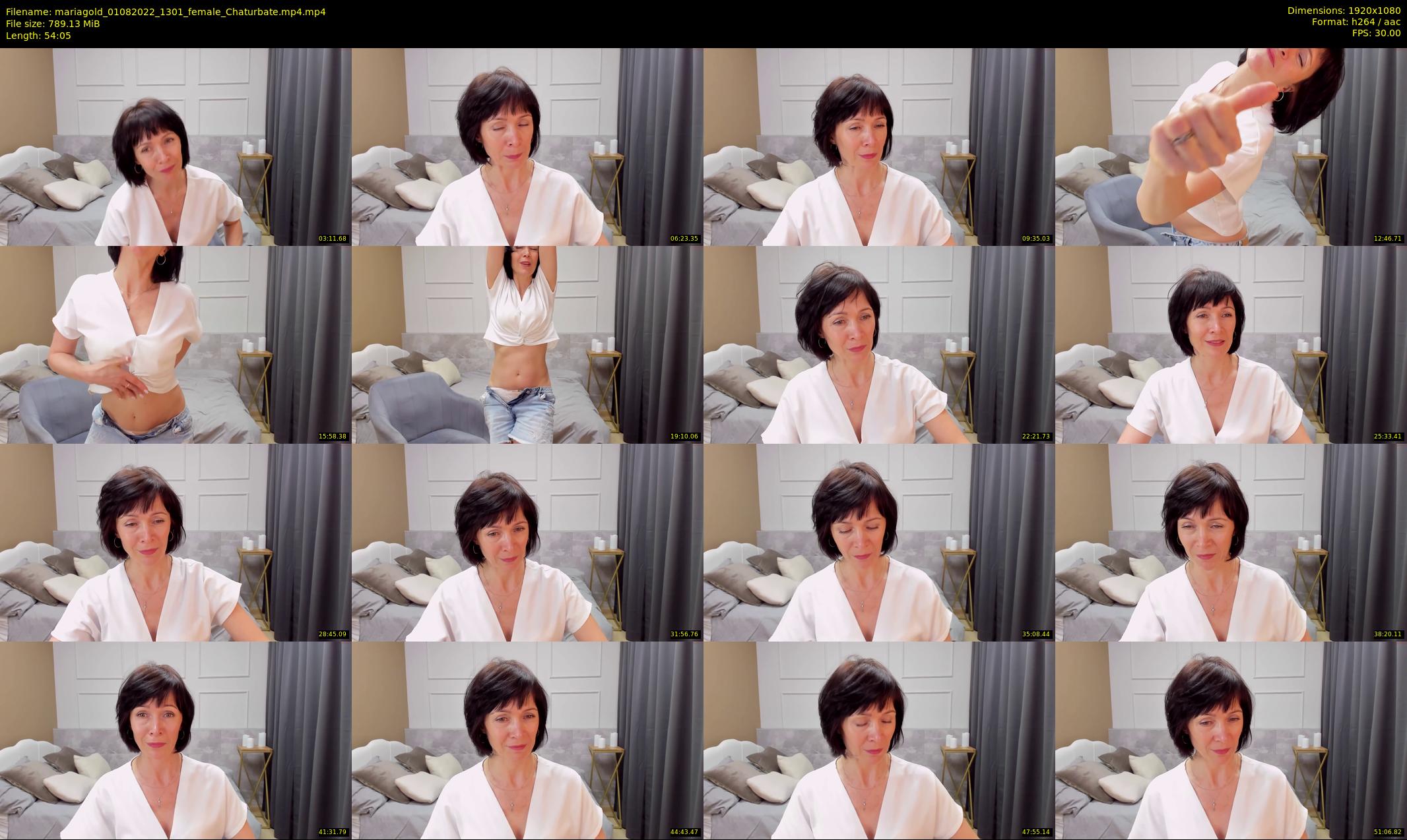 mariagold — 55 minute Chaturbate female cam show recording, 1080p, Aug 1, 2022