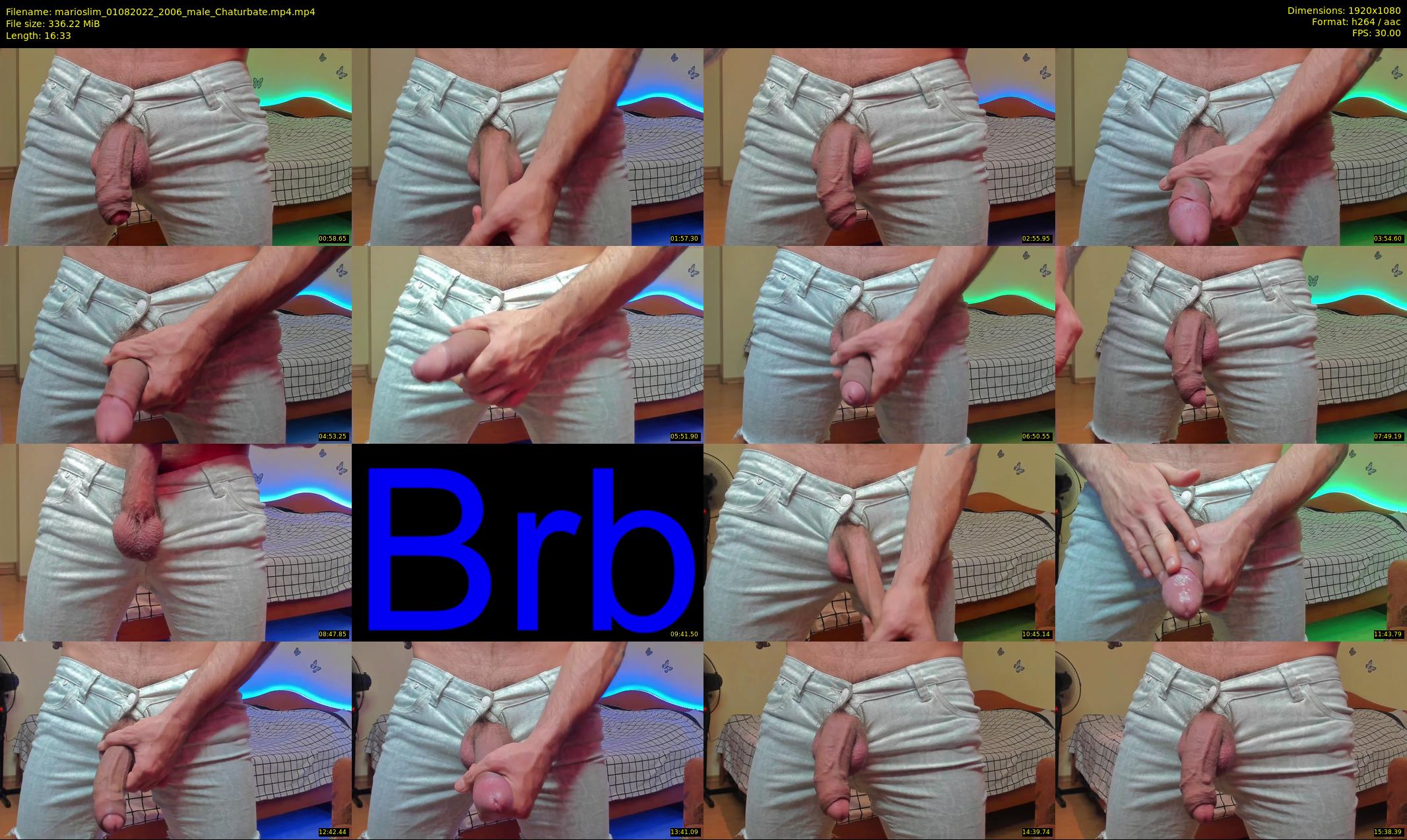 marioslim — 17 minute Chaturbate male cam show recording, 1080p, Aug 1, 2022