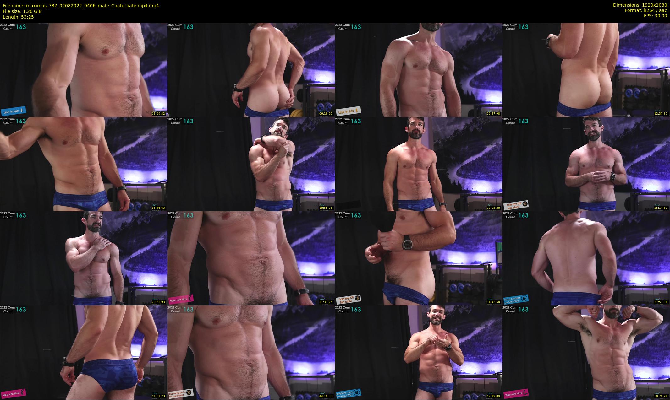 maximus_787 — 54 minute Chaturbate male cam show recording, 1080p, Aug 2, 2022