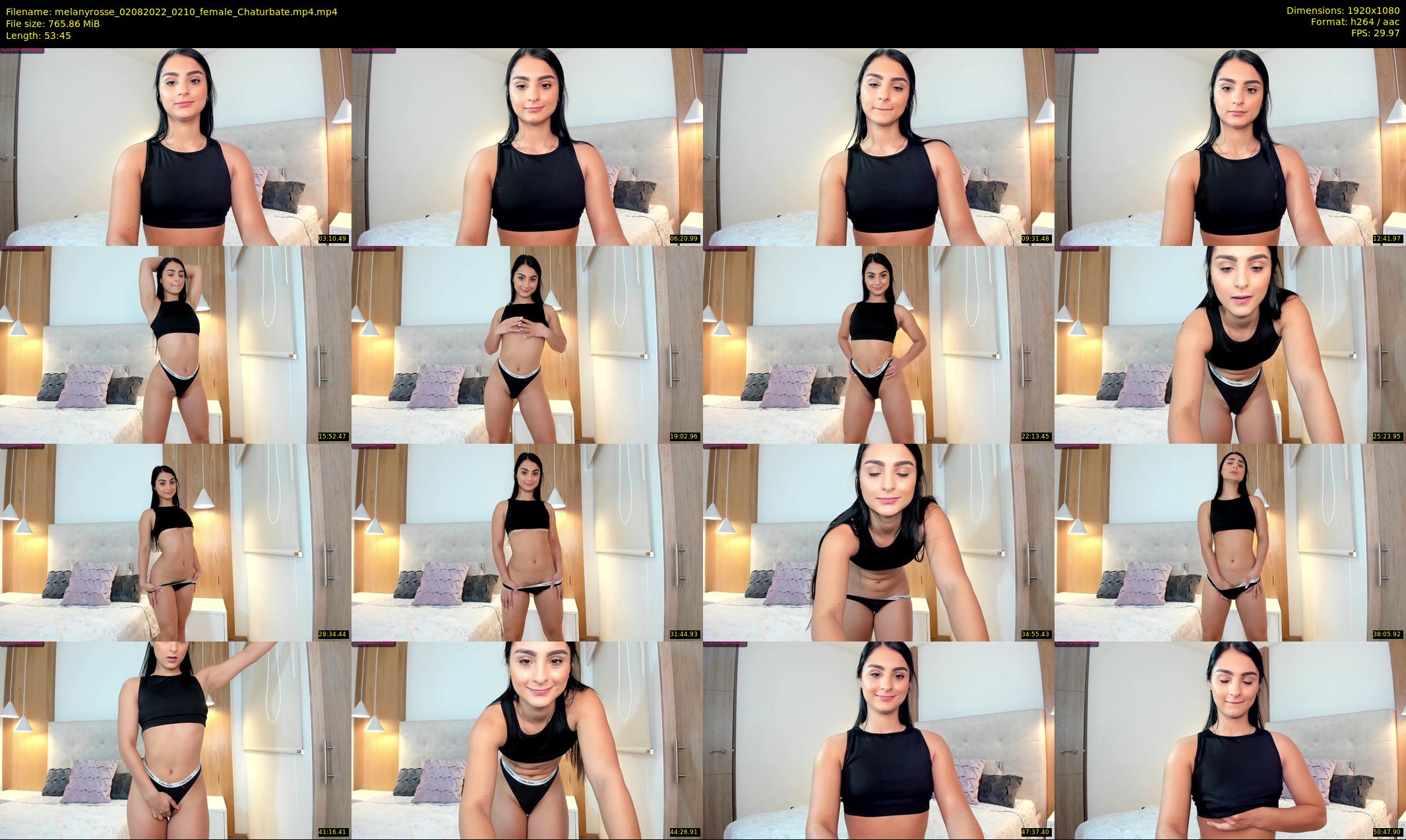 melanyrosse — 54 minute Chaturbate female cam show recording, 1080p, Aug 2, 2022