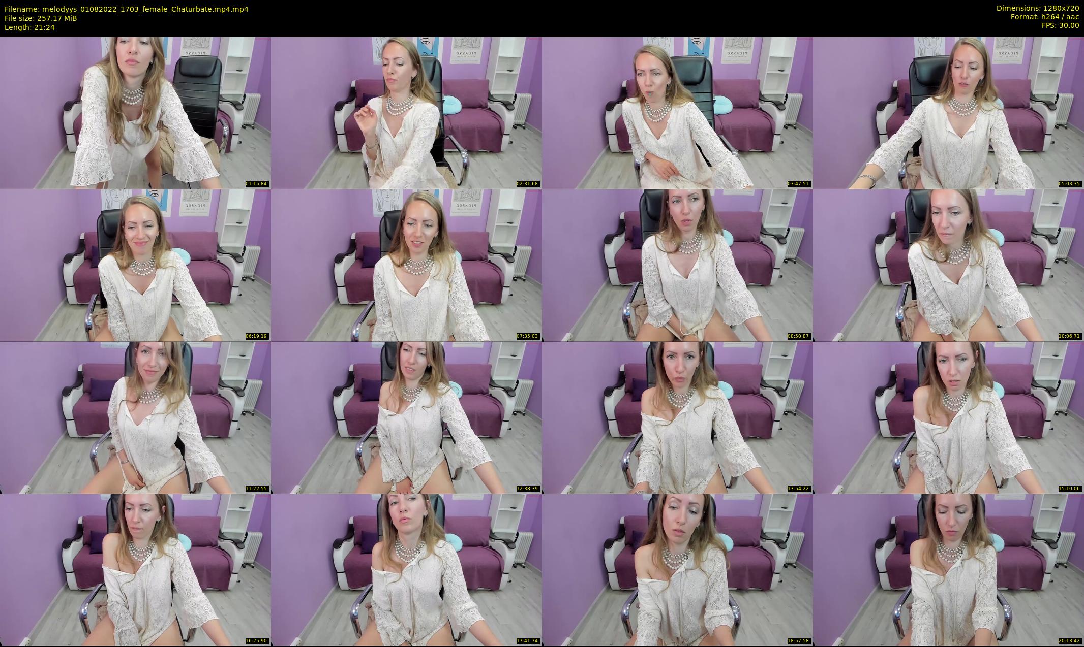 melodyys — 22 minute Chaturbate female cam show recording, 720p, Aug 1, 2022