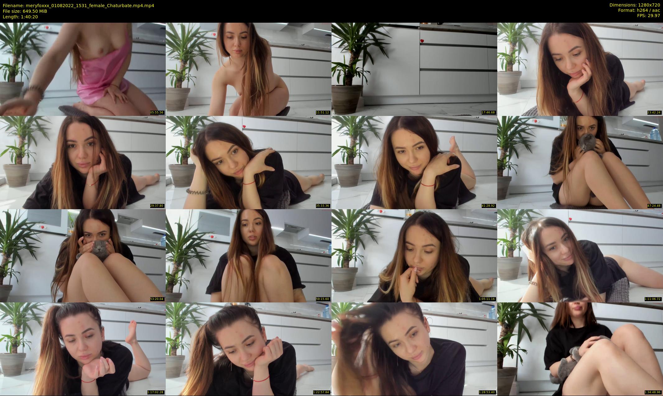 meryfoxxx — 101 minute Chaturbate female cam show recording, 720p, Aug 1, 2022