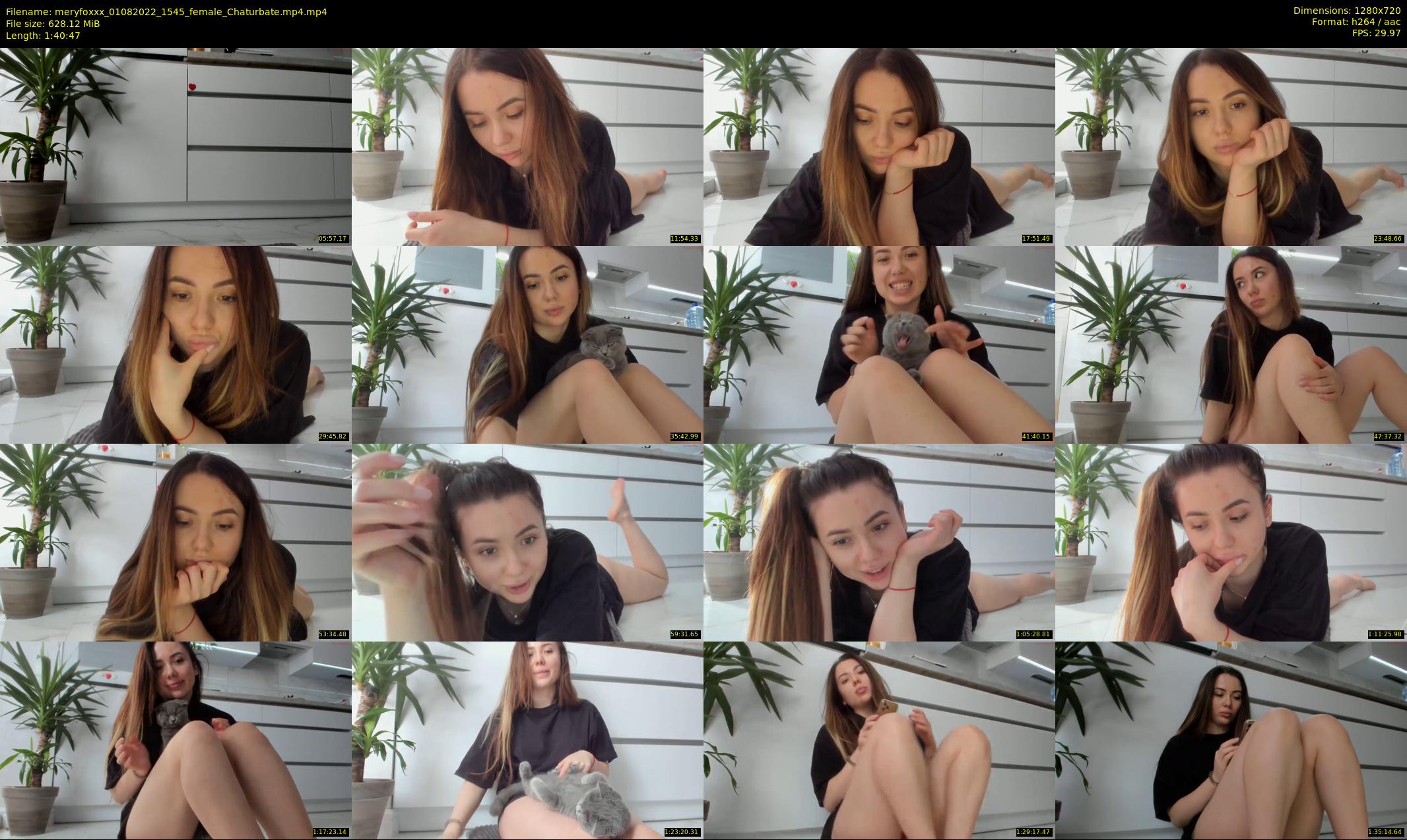meryfoxxx — 101 minute Chaturbate female cam show recording, 720p, Aug 1, 2022