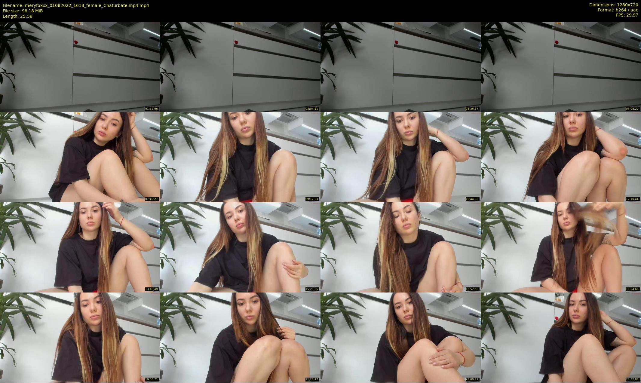 meryfoxxx — 26 minute Chaturbate female cam show recording, 720p, Aug 1, 2022