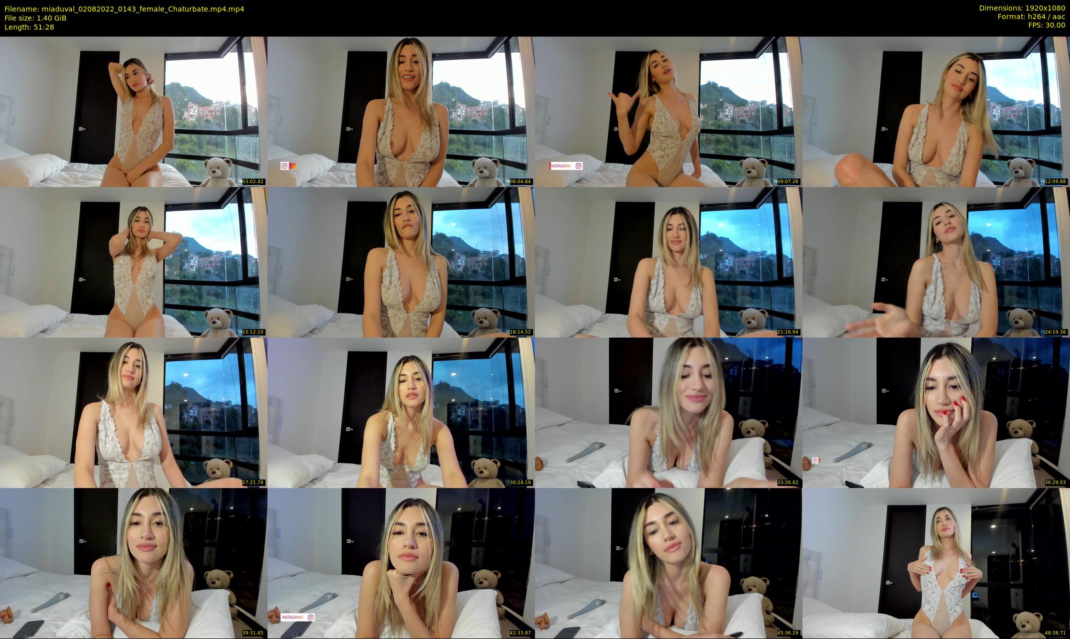 miaduval — 52 minute Chaturbate female cam show recording, 1080p, Aug 2, 2022