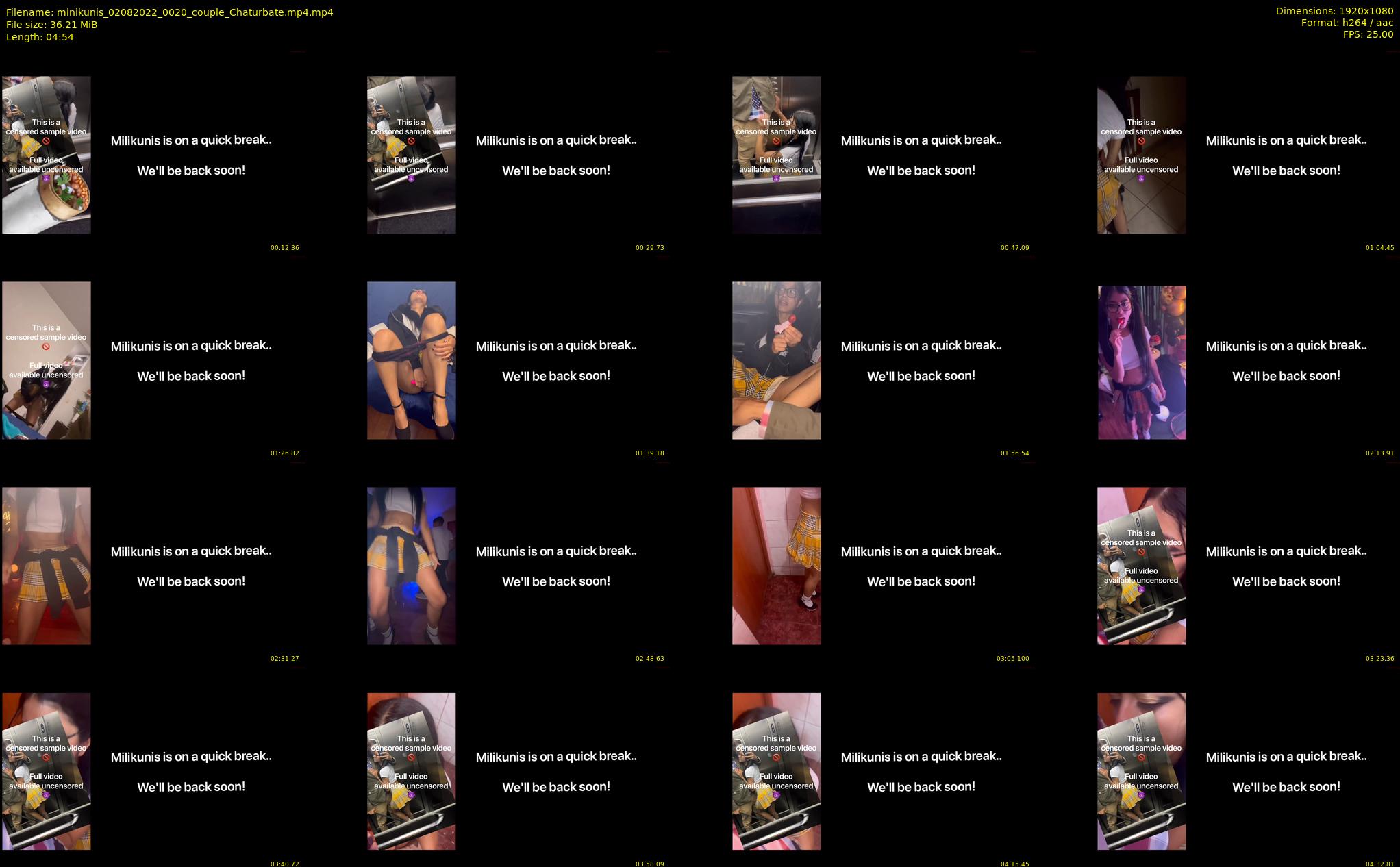 minikunis — 5 minute Chaturbate couple cam show recording, 1080p, Aug 2, 2022