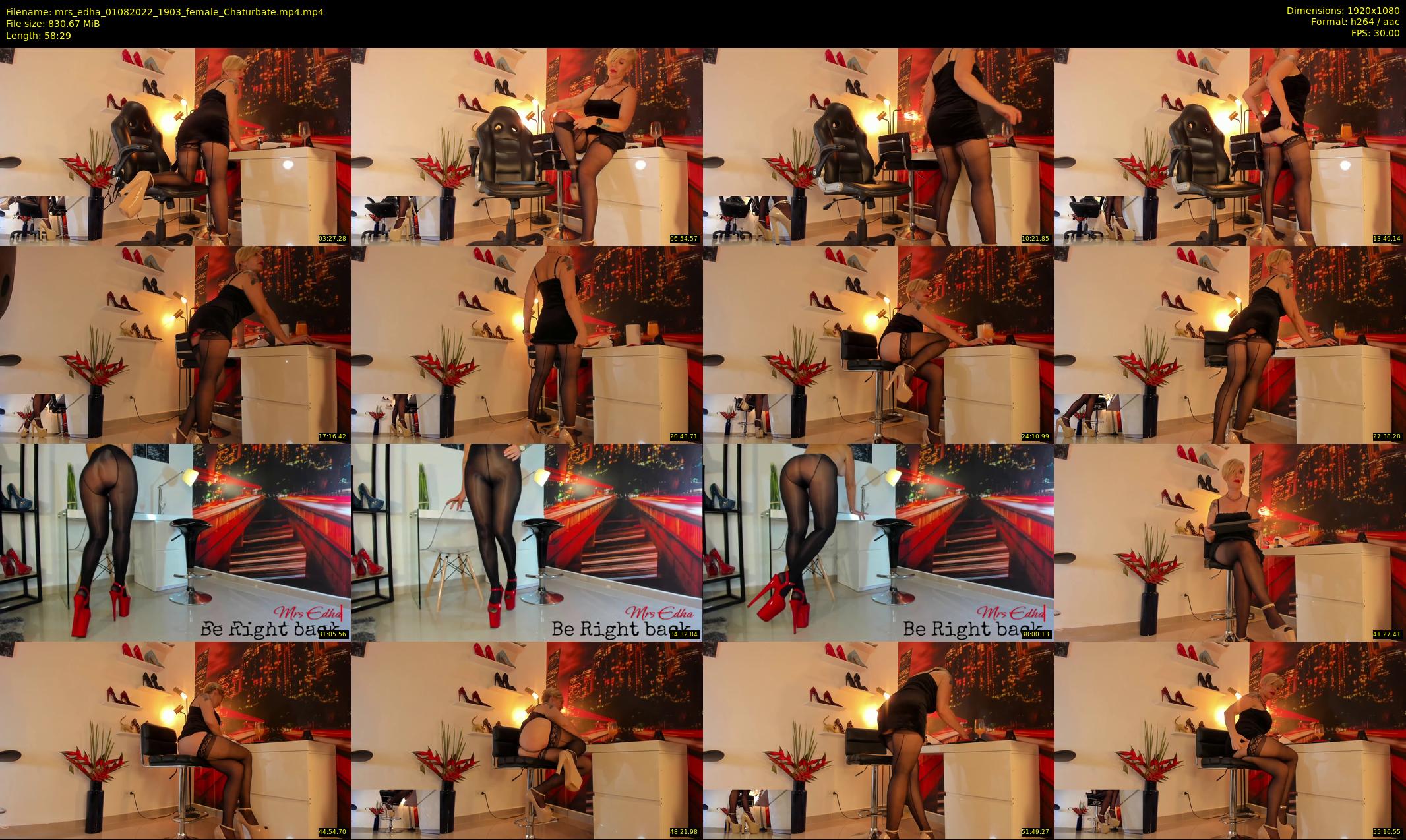 mrs_edha — 59 minute Chaturbate female cam show recording, 1080p, Aug 1, 2022