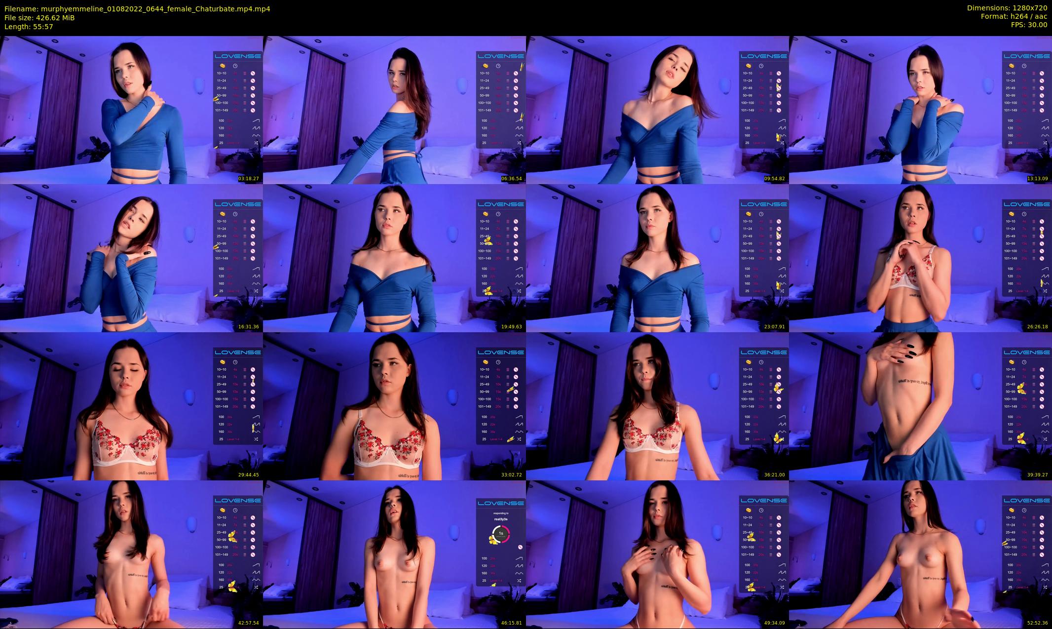 murphyemmeline — 56 minute Chaturbate female cam show recording, 720p, Aug 1, 2022