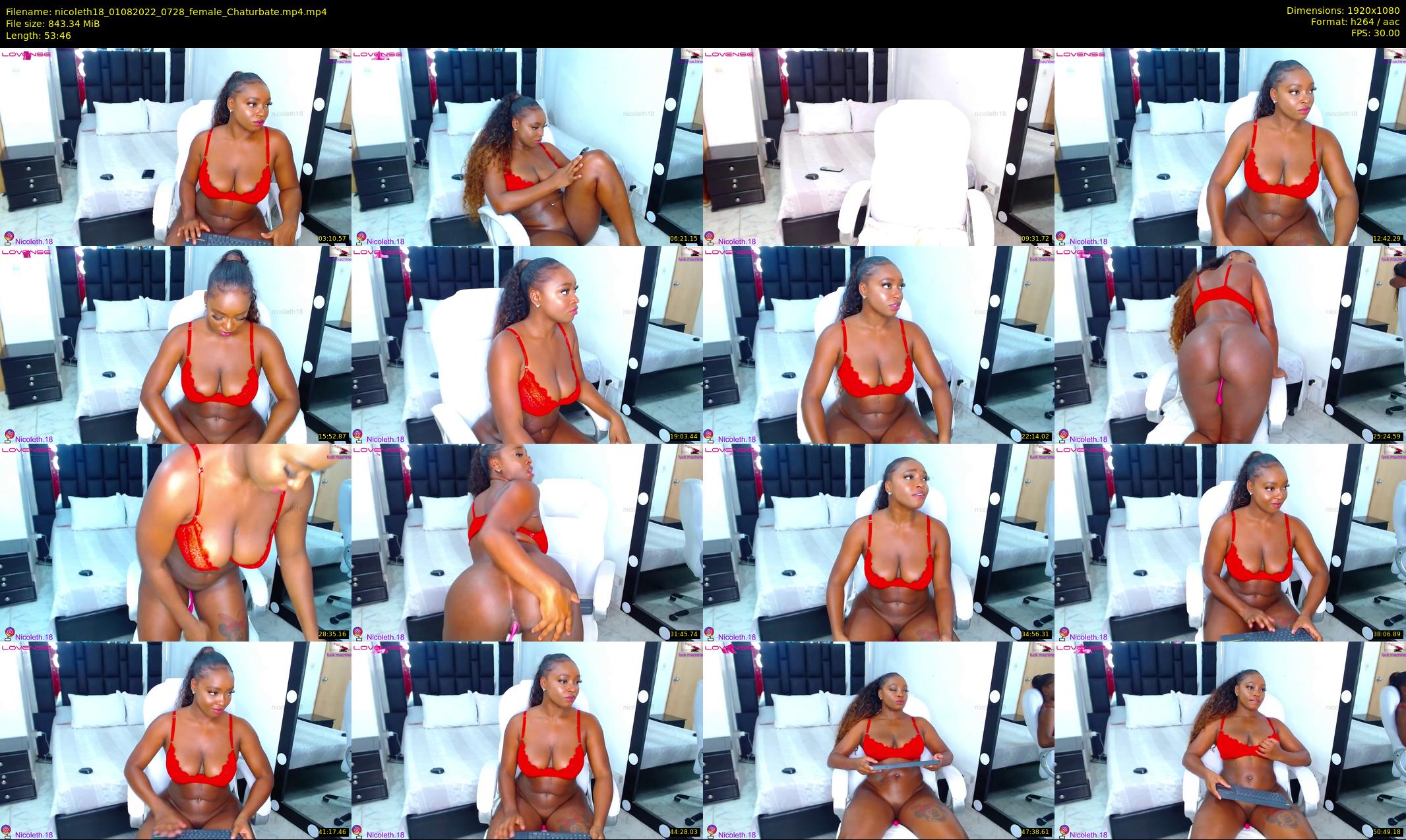 nicoleth18 — 54 minute Chaturbate female cam show recording, 1080p, Aug 1, 2022