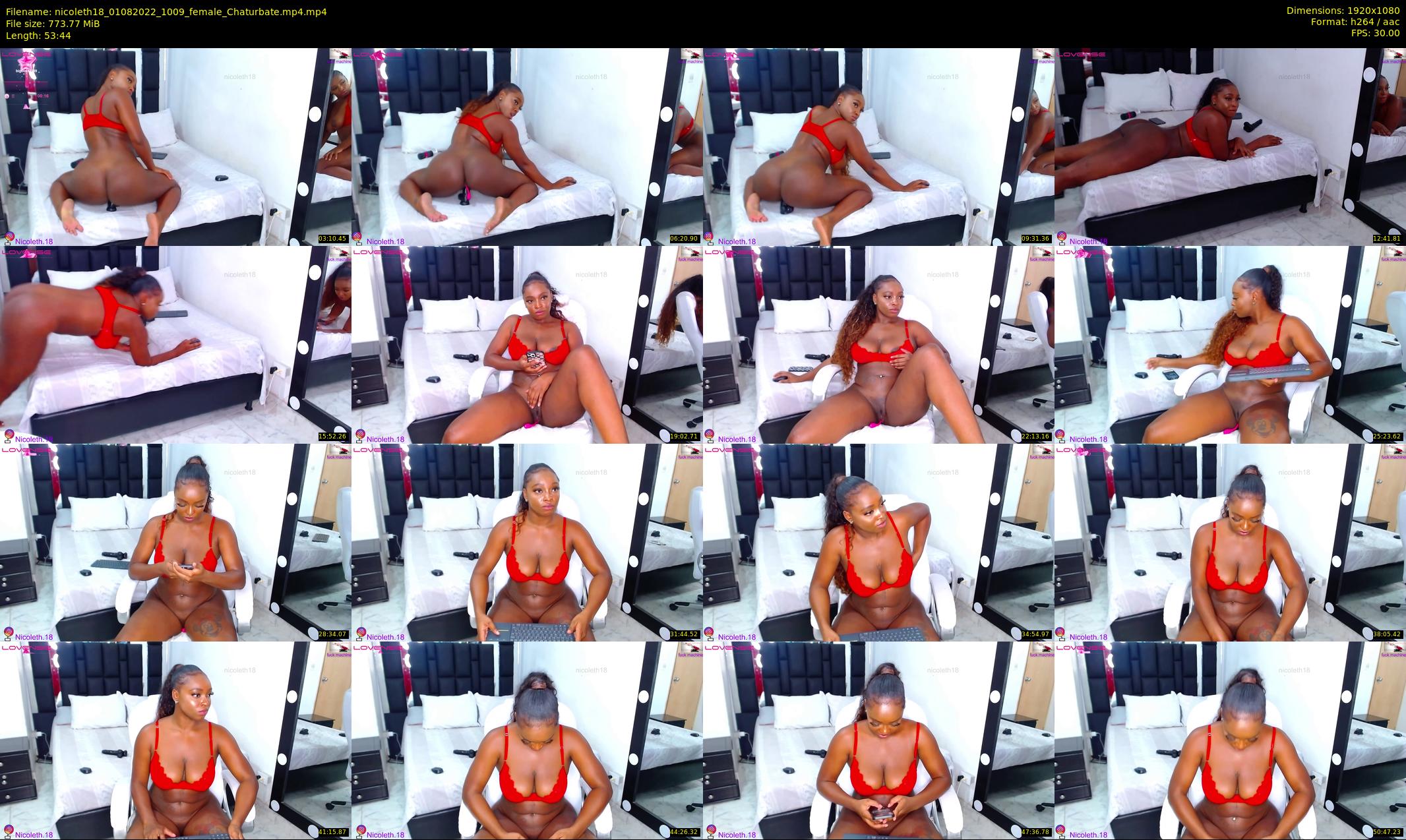 nicoleth18 — 54 minute Chaturbate female cam show recording, 1080p, Aug 1, 2022