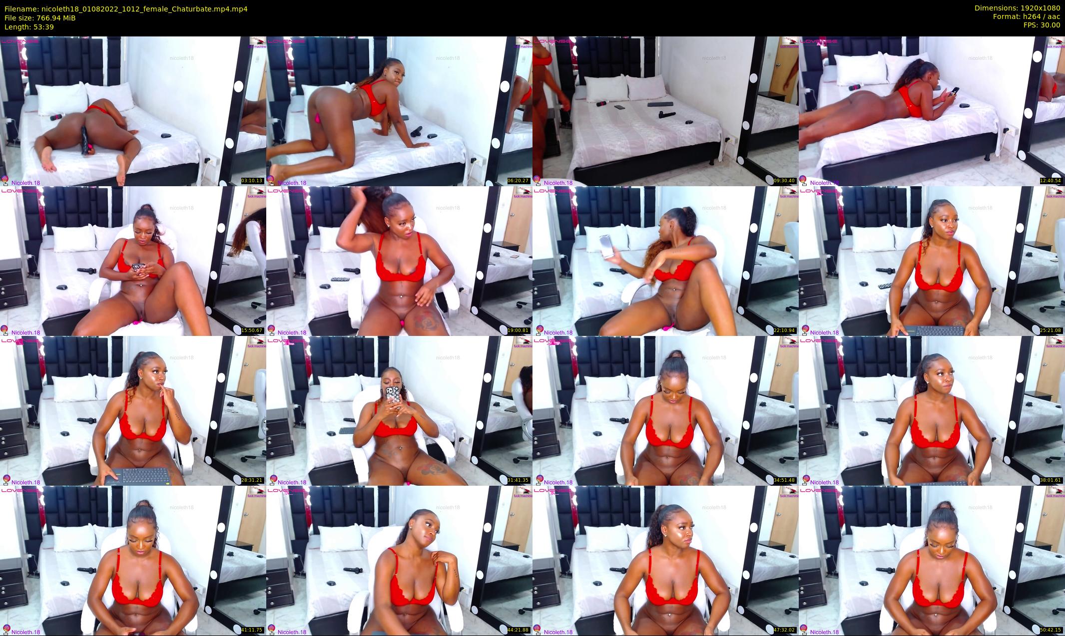 nicoleth18 — 54 minute Chaturbate female cam show recording, 1080p, Aug 1, 2022