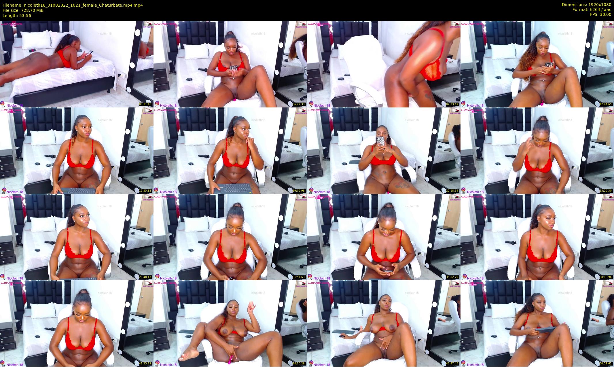 nicoleth18 — 54 minute Chaturbate female cam show recording, 1080p, Aug 1, 2022