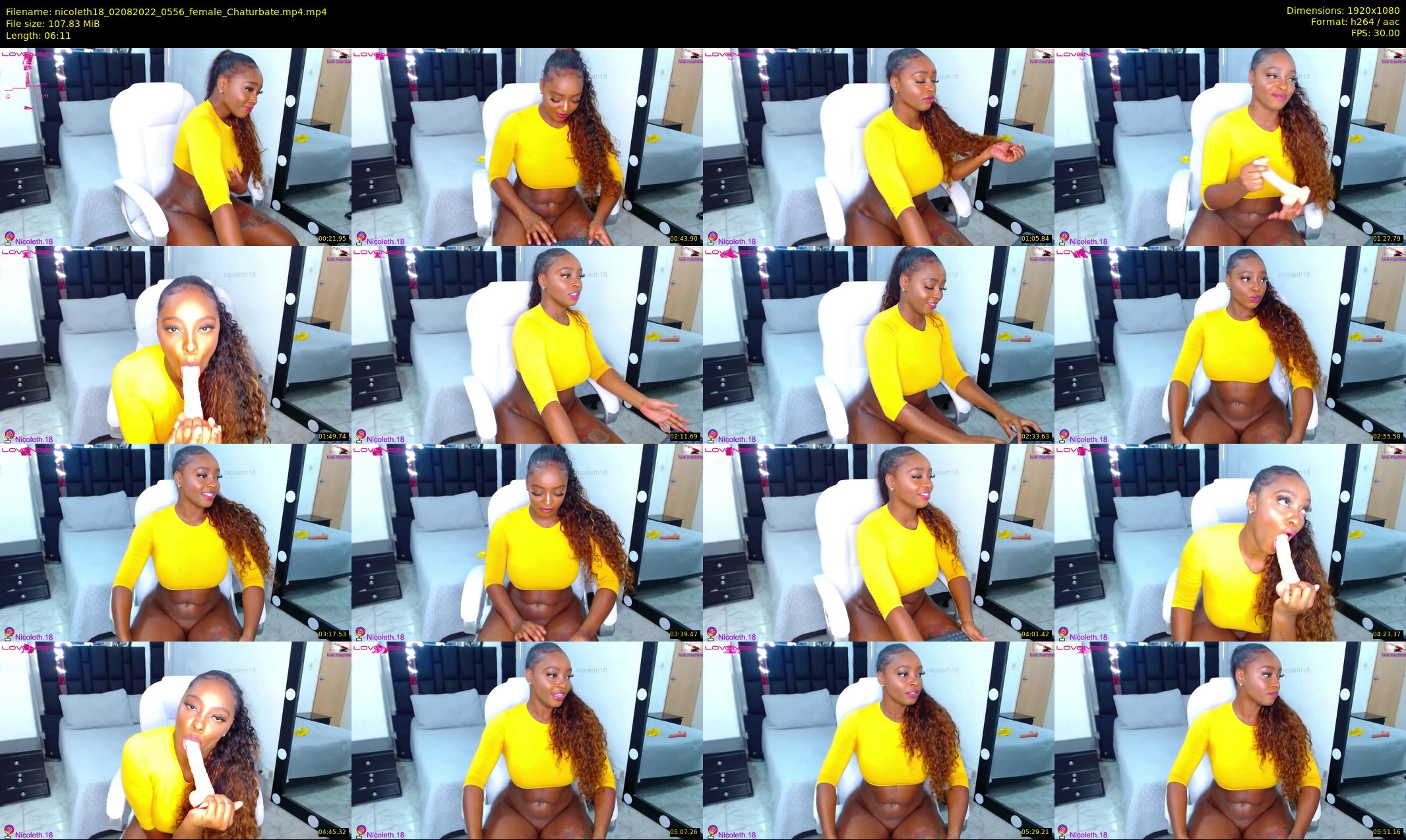 nicoleth18 — 7 minute Chaturbate female cam show recording, 1080p, Aug 2, 2022