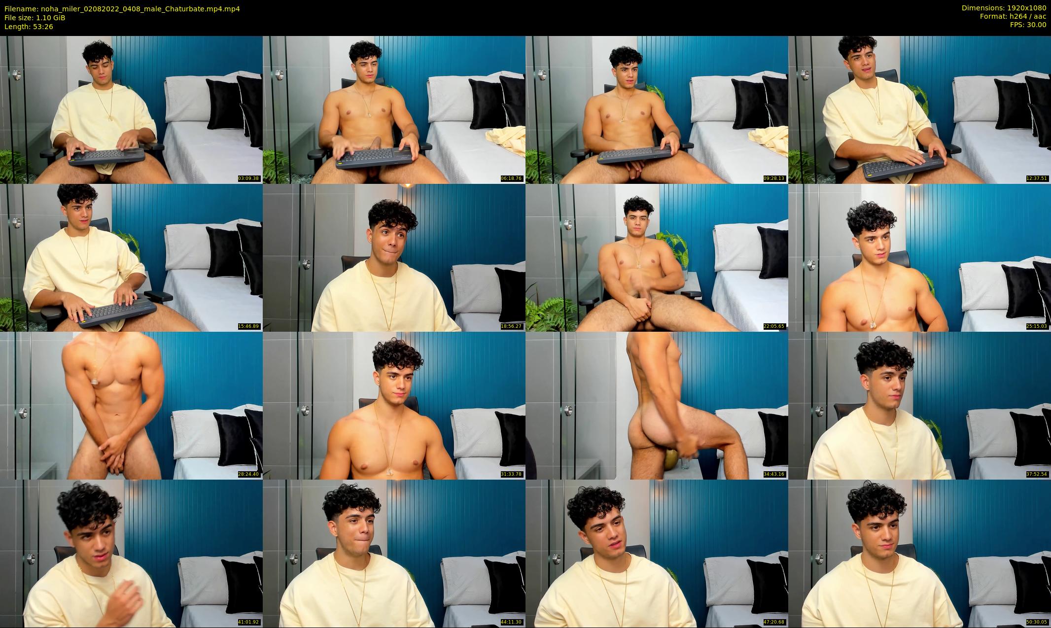 noha_miler — 54 minute Chaturbate male cam show recording, 1080p, Aug 2, 2022