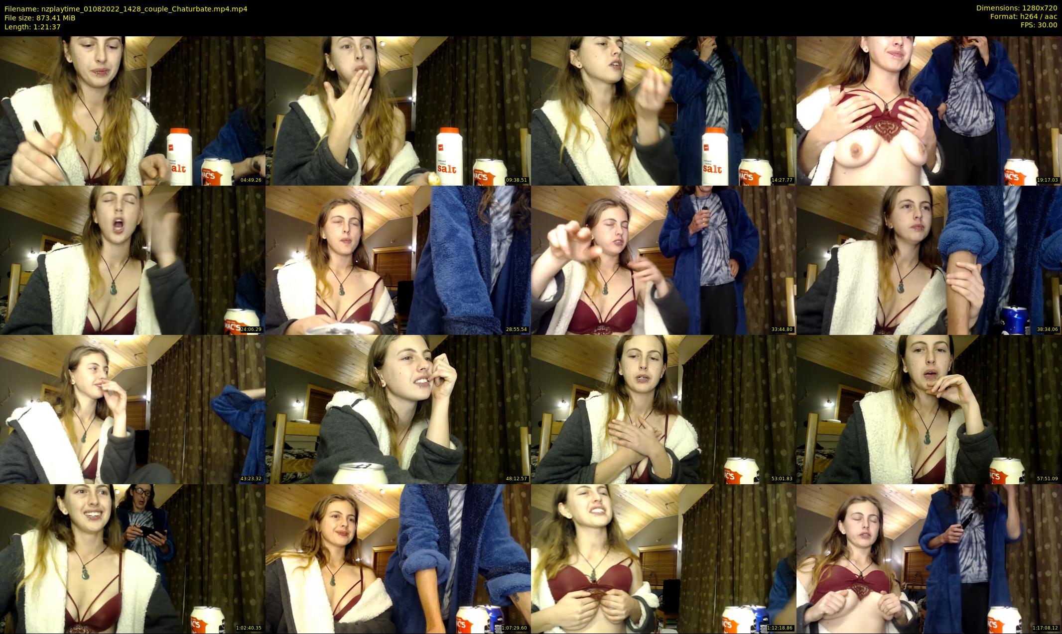 nzplaytime — 82 minute Chaturbate couple cam show recording, 720p, Aug 1, 2022