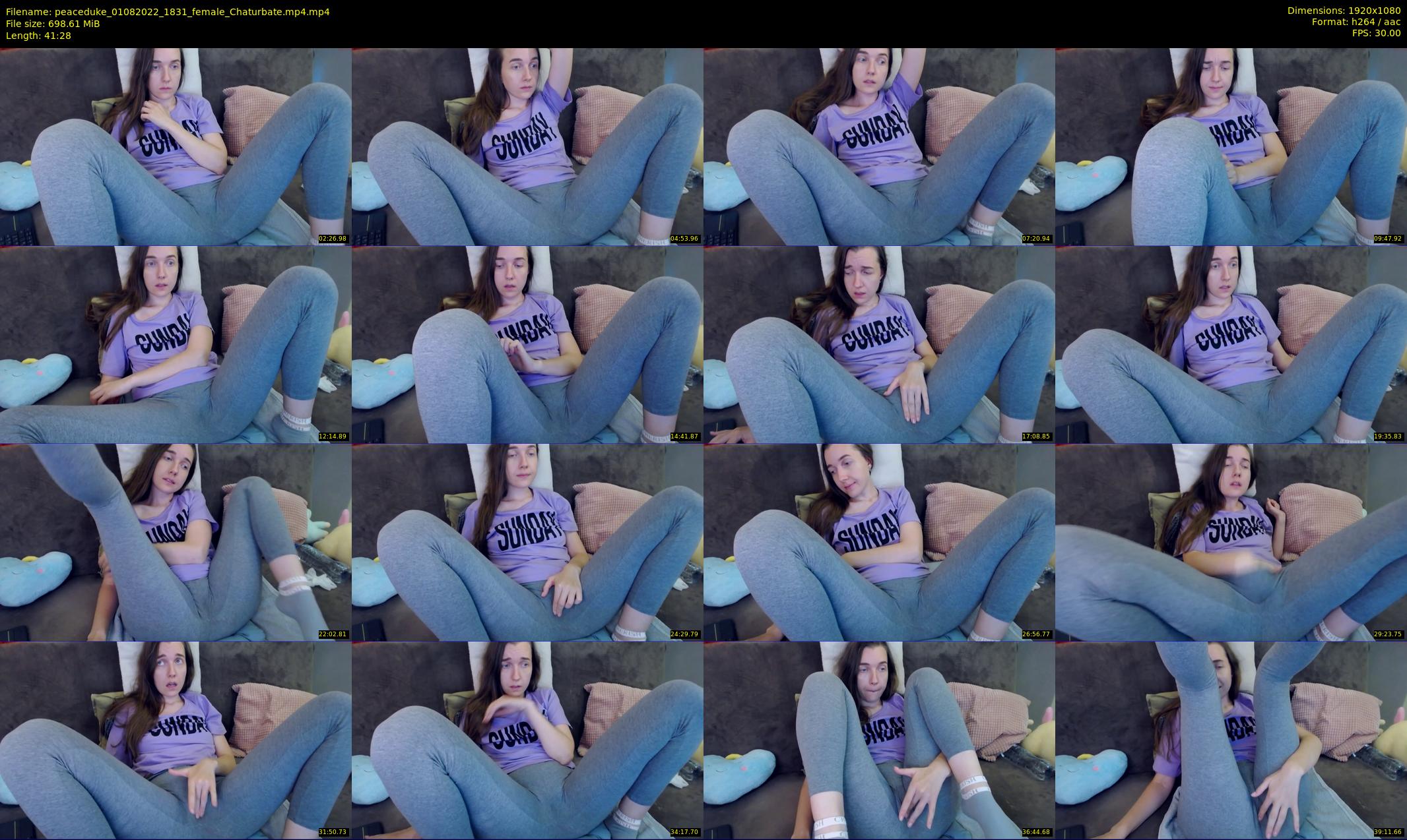 peaceduke — 42 minute Chaturbate female cam show recording, 1080p, Aug 1, 2022