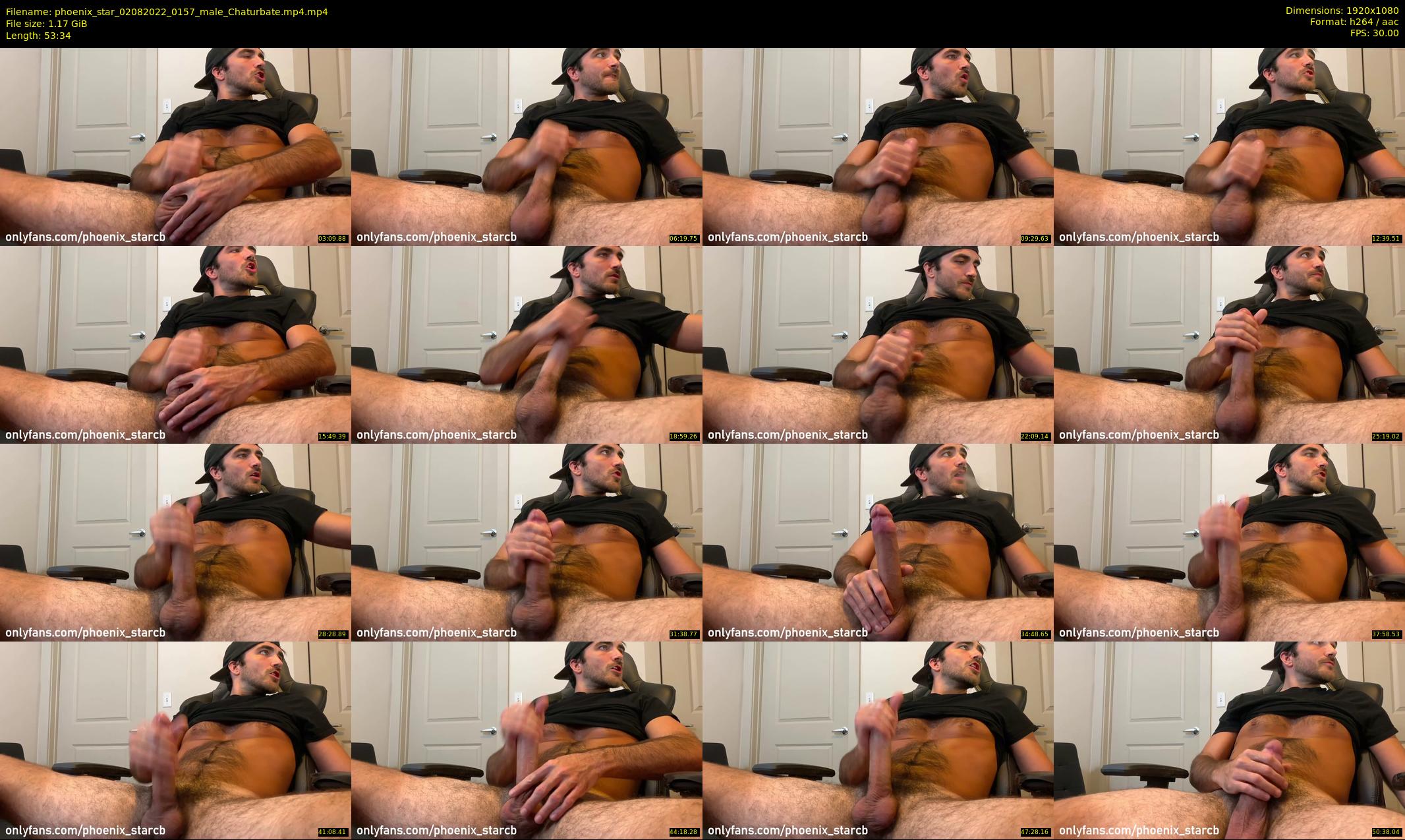 phoenix_star — 54 minute Chaturbate male cam show recording, 1080p, Aug 2, 2022