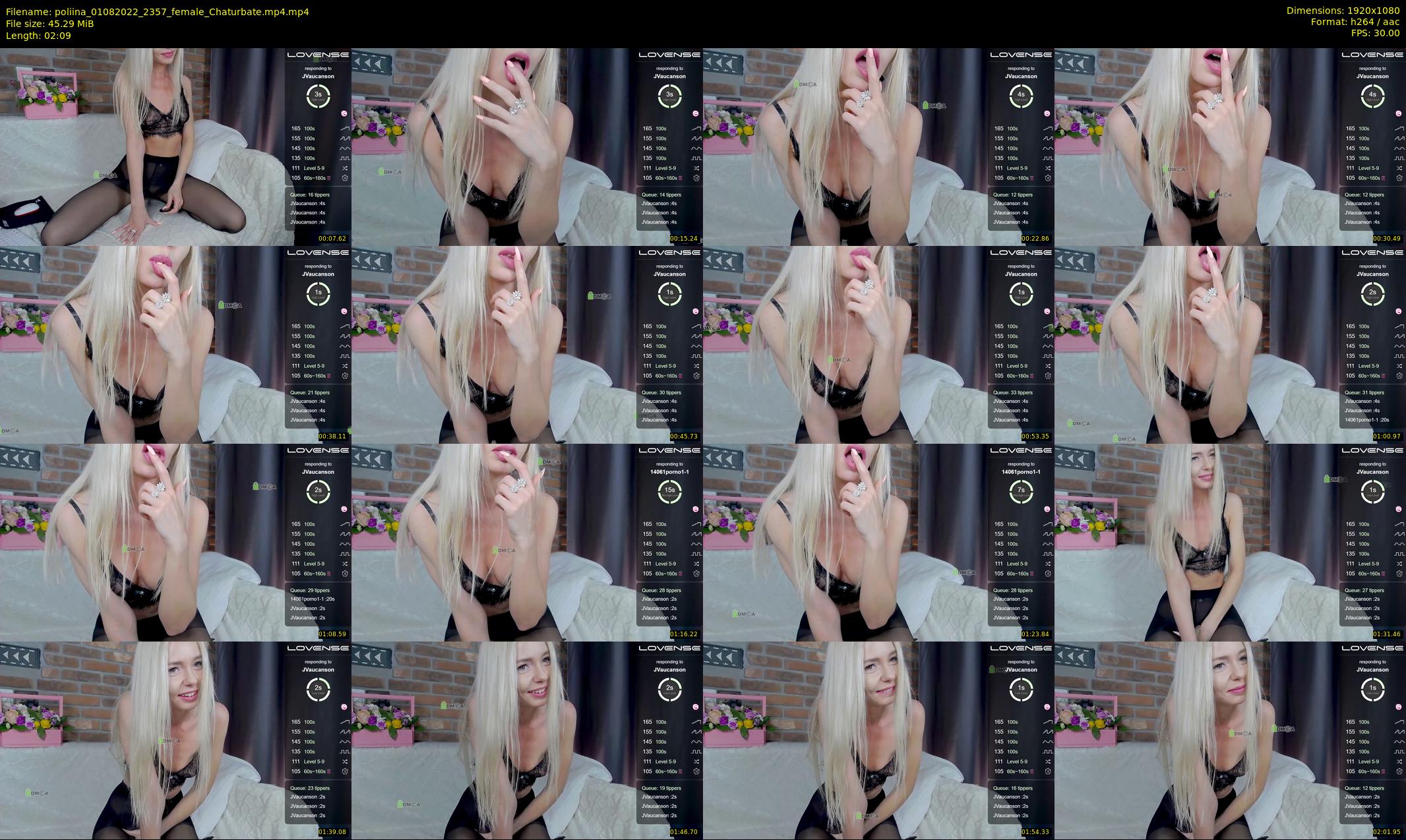 poliina — 3 minute Chaturbate female cam show recording, 1080p, Aug 1, 2022