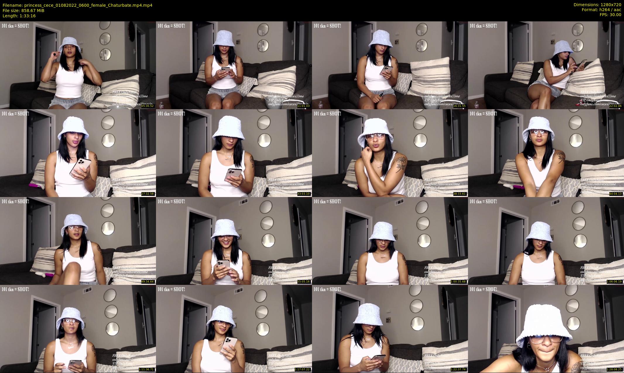 princess_cece — 94 minute Chaturbate female cam show recording, 720p, Aug 1, 2022