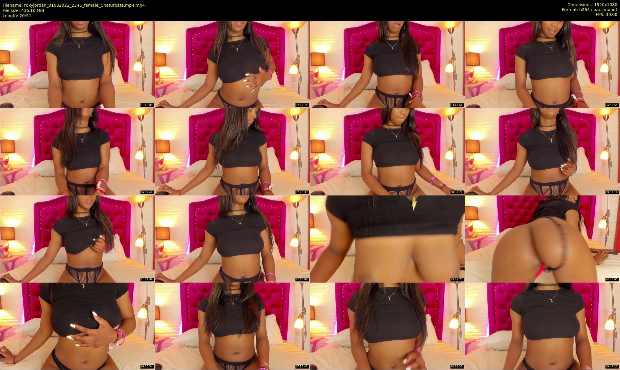 roxyjordan — 21 minute Chaturbate female cam show recording, 1080p, Aug 1, 2022