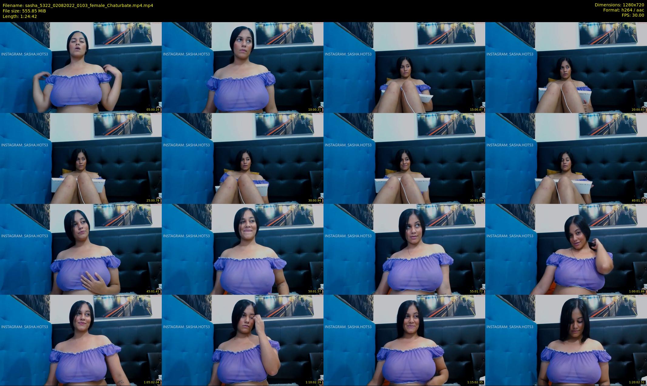 sasha_5322 — 85 minute Chaturbate female cam show recording, 720p, Aug 2, 2022