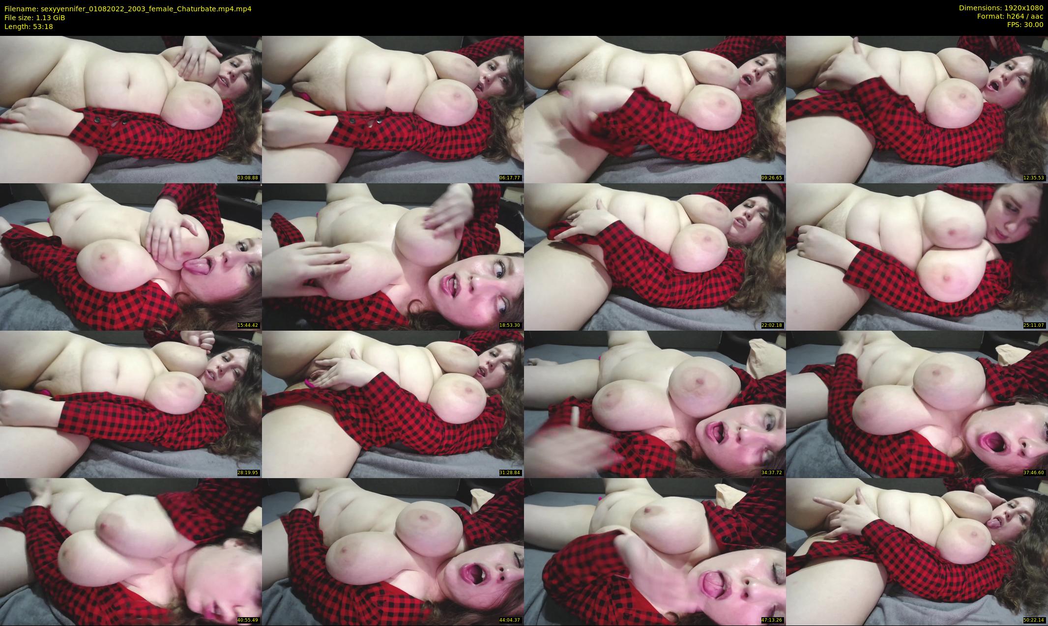 sexyyennifer — 54 minute Chaturbate female cam show recording, 1080p, Aug 1, 2022