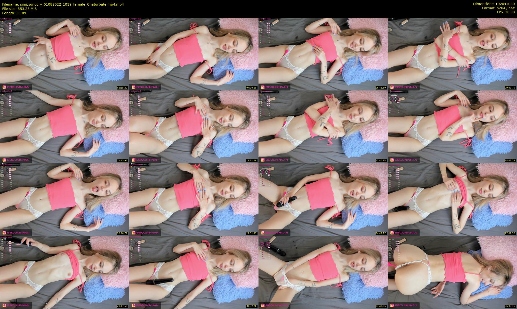simpsoncory — 39 minute Chaturbate female cam show recording, 1080p, Aug 1, 2022