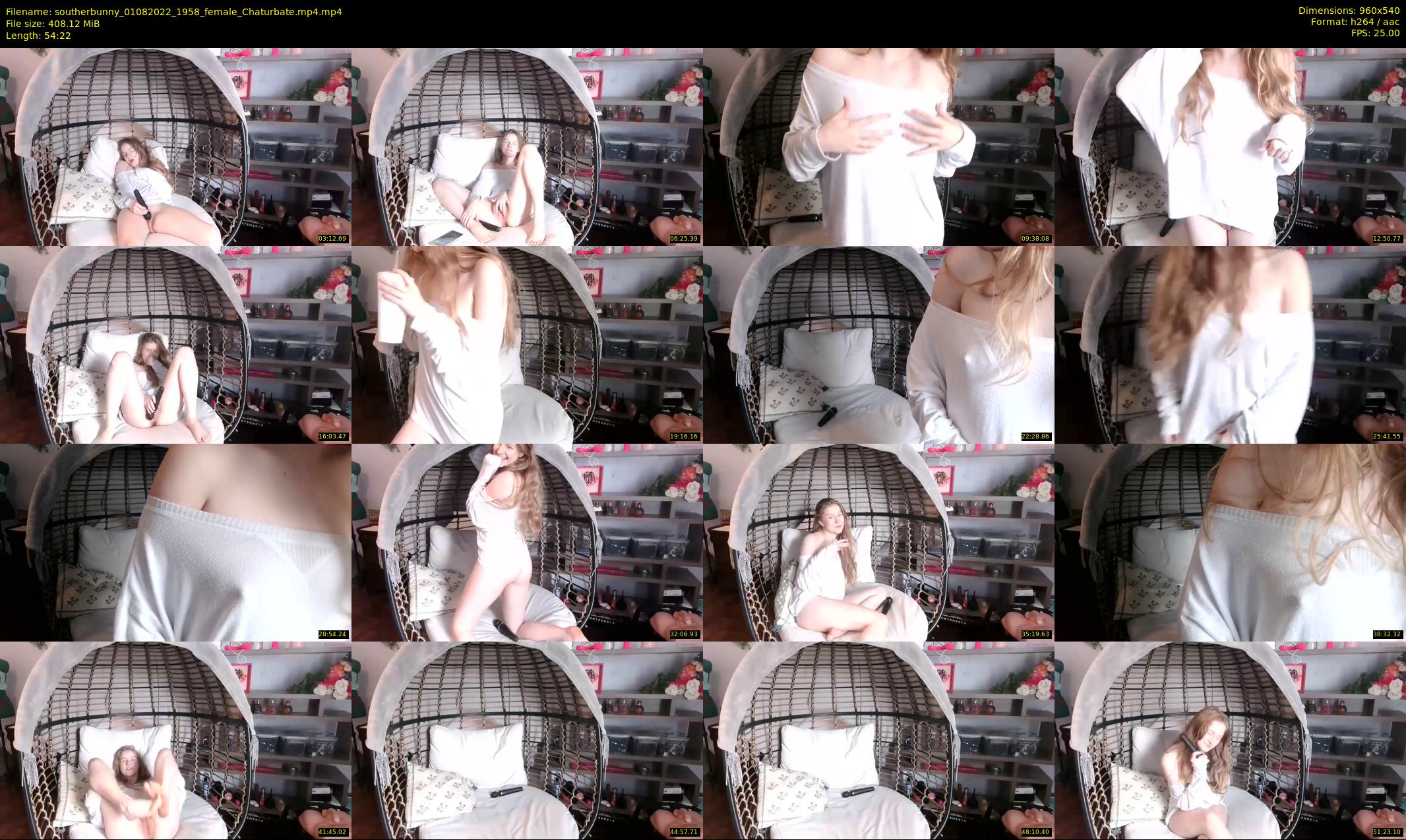 southerbunny — 55 minute Chaturbate female cam show recording, 480p, Aug 1, 2022