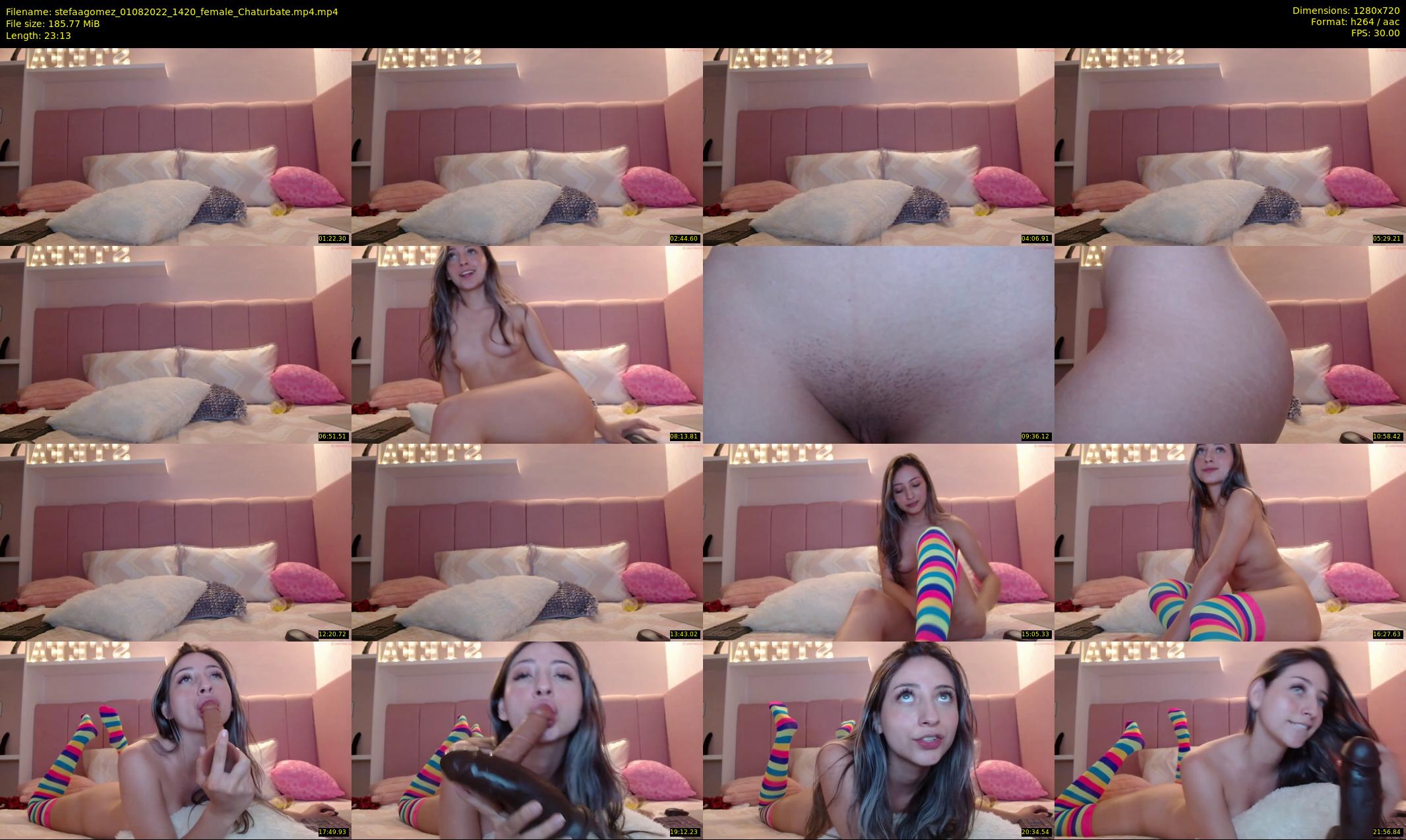 stefaagomez — 24 minute Chaturbate female cam show recording, 720p, Aug 1, 2022