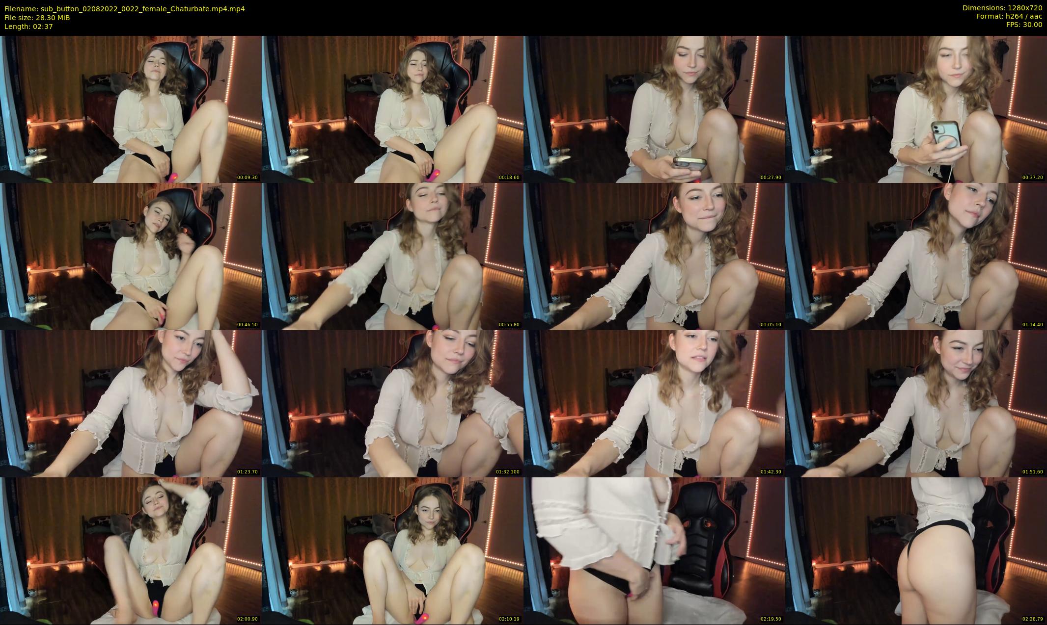sub_button — 3 minute Chaturbate female cam show recording, 720p, Aug 2, 2022