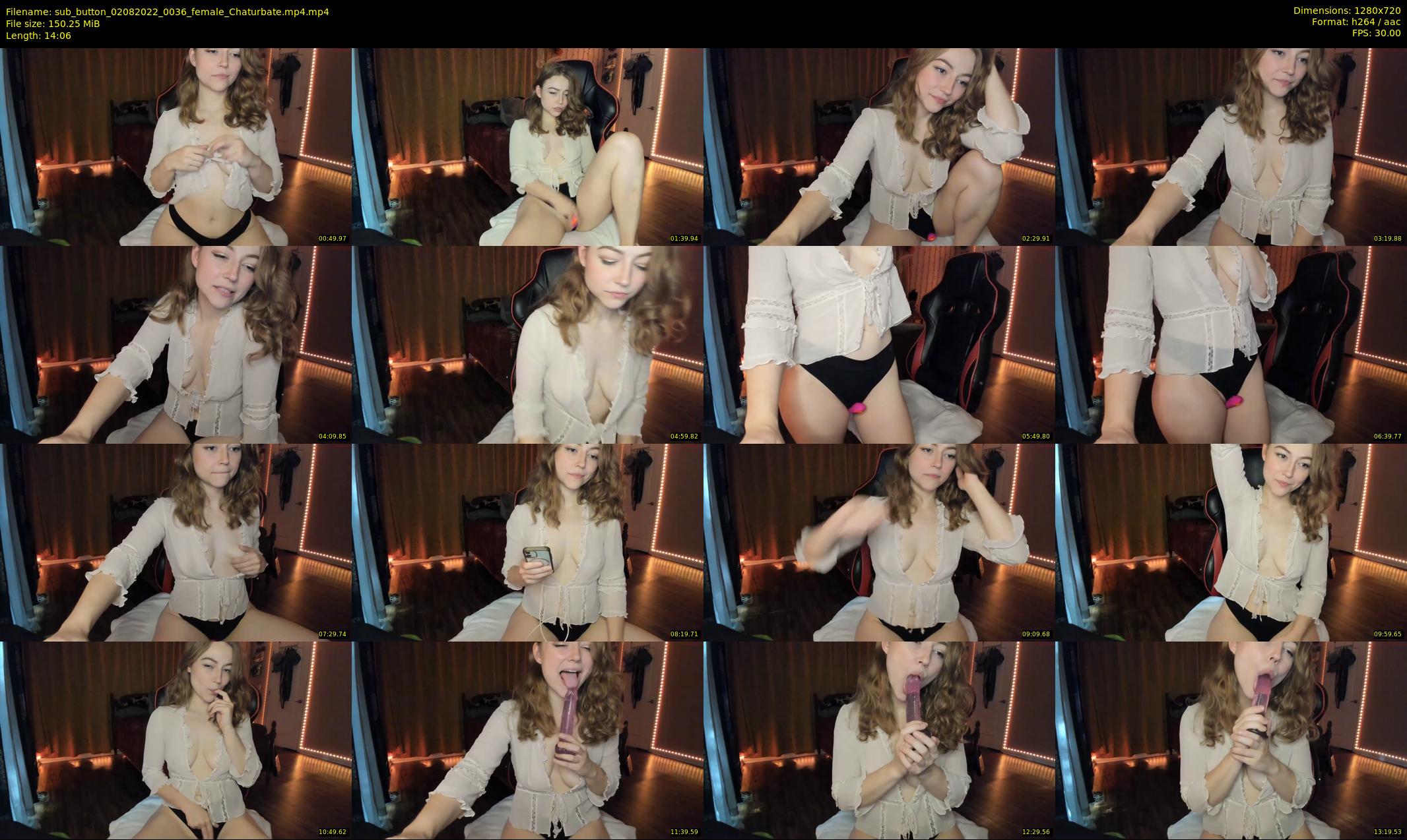 sub_button — 15 minute Chaturbate female cam show recording, 720p, Aug 2, 2022