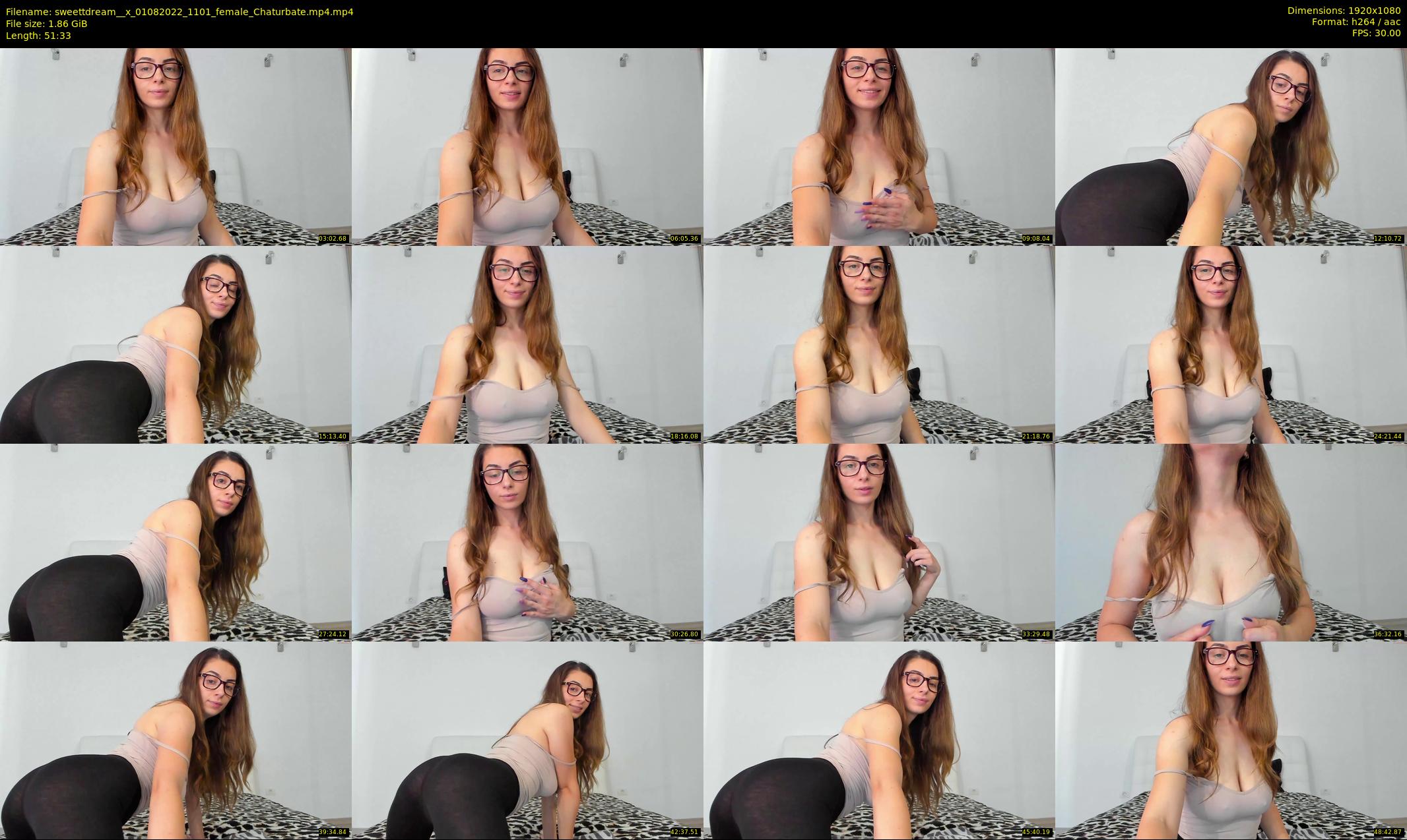 sweettdream__x — 52 minute Chaturbate female cam show recording, 1080p, Aug 1, 2022