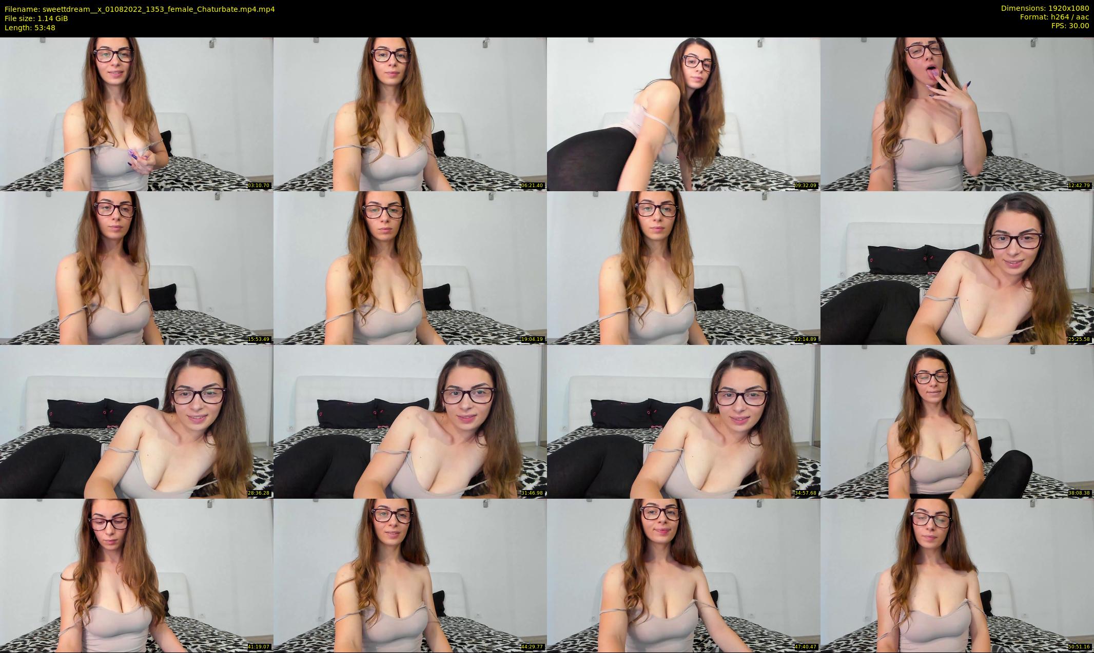 sweettdream__x — 54 minute Chaturbate female cam show recording, 1080p, Aug 1, 2022