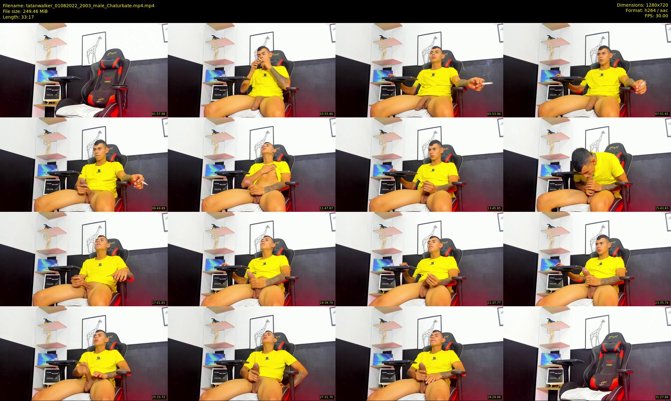 tatanwalker — 34 minute Chaturbate male cam show recording, 720p, Aug 1, 2022