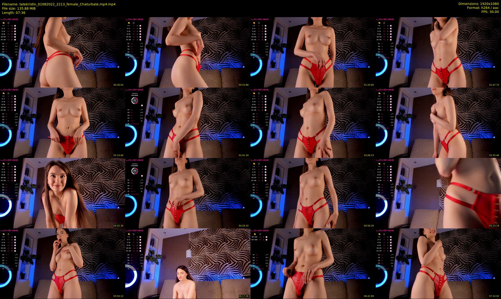 tatekristin — 8 minute Chaturbate female cam show recording, 1080p, Aug 1, 2022