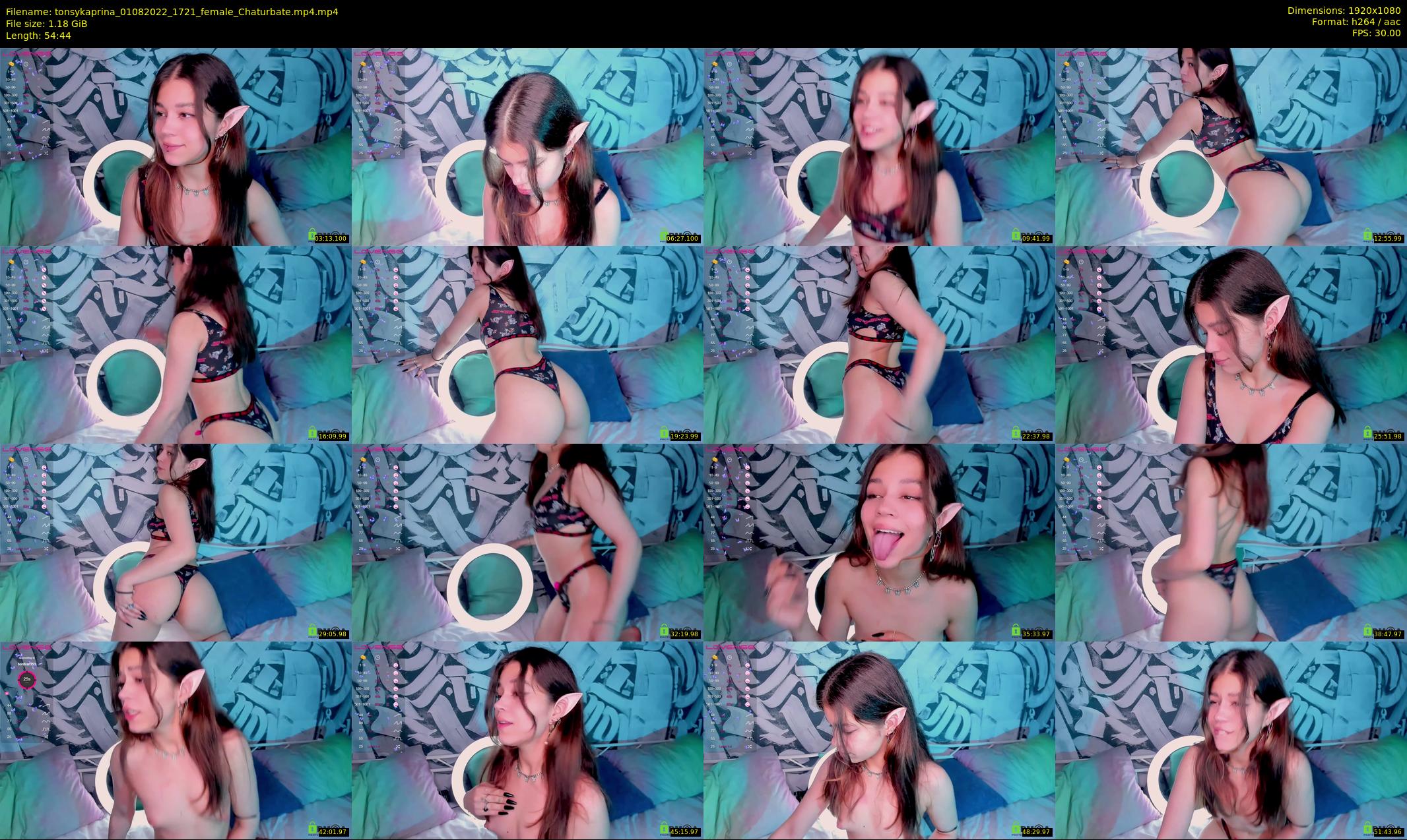 tonsykaprina — 55 minute Chaturbate couple cam show recording, 1080p, Aug 1, 2022
