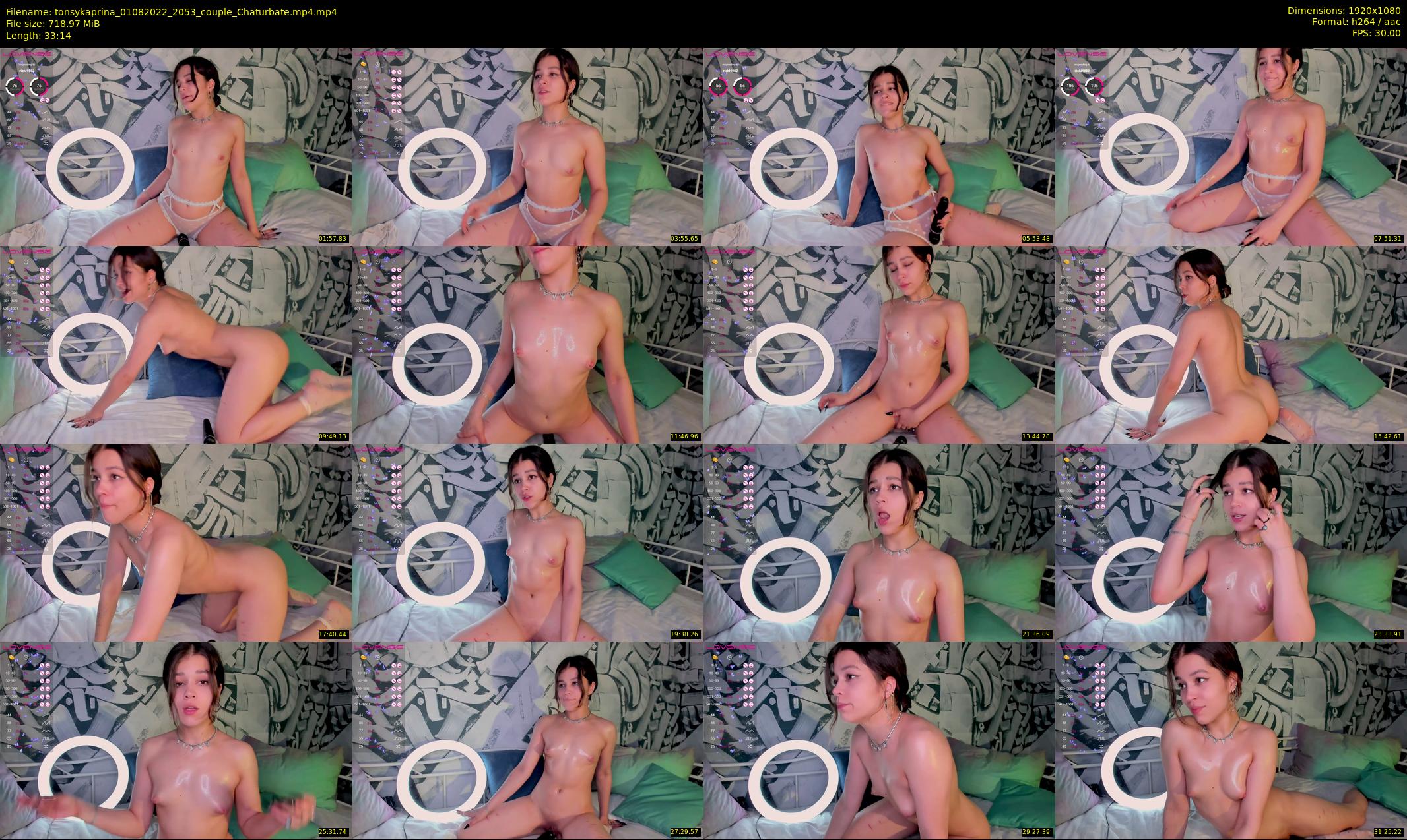 tonsykaprina — 34 minute Chaturbate couple cam show recording, 1080p, Aug 1, 2022