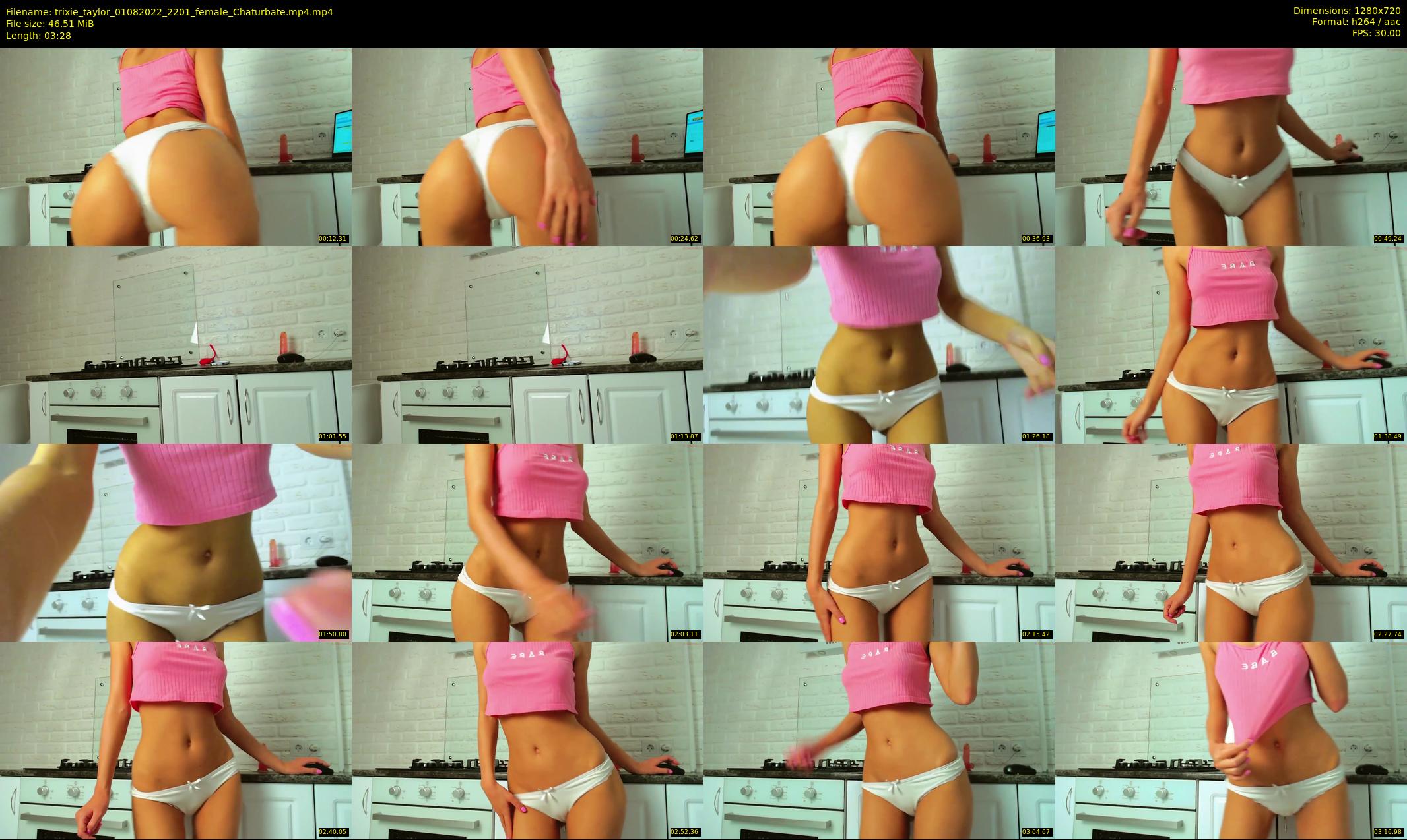 trixie_taylor — 4 minute Chaturbate female cam show recording, 720p, Aug 1, 2022