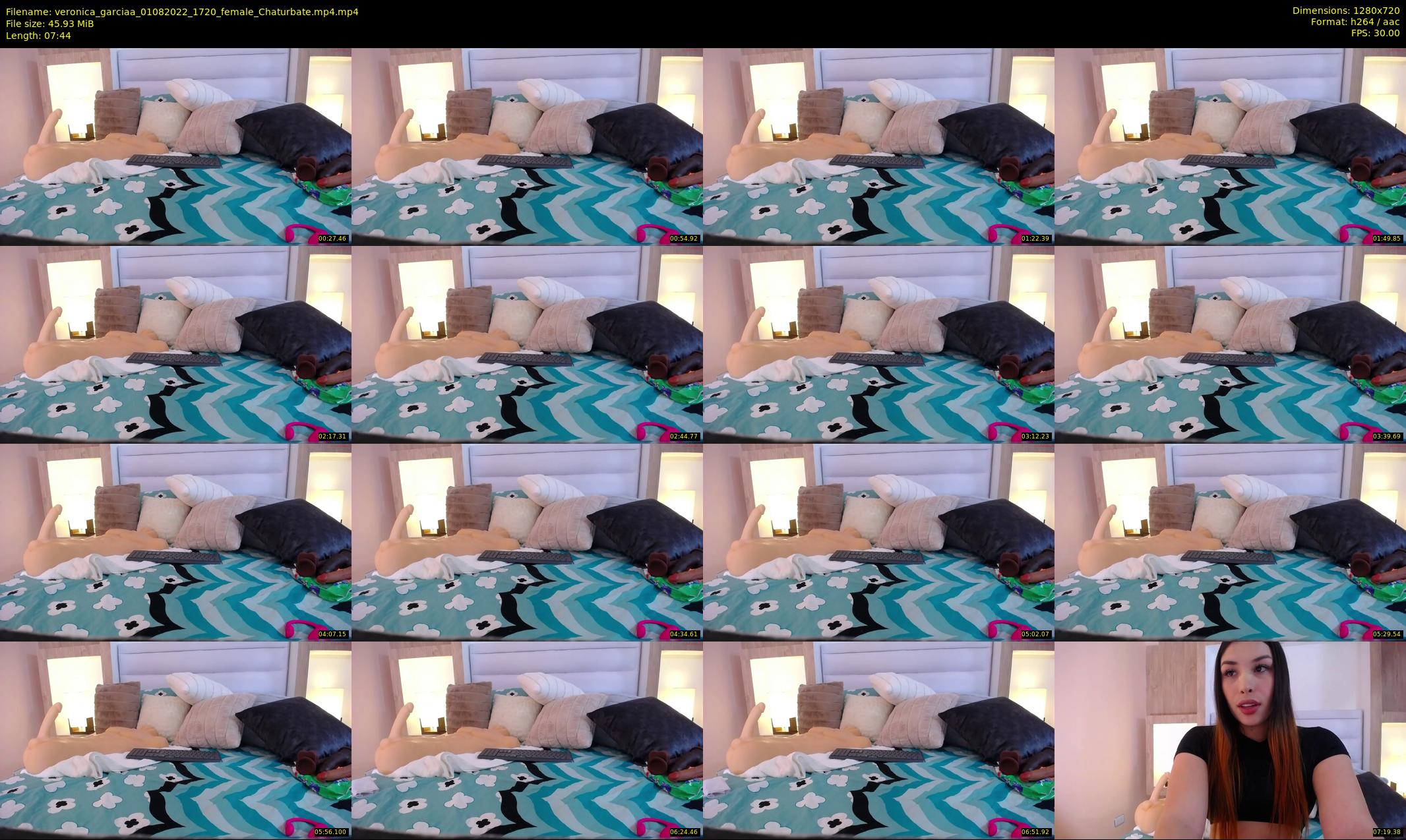 veronica_garciaa — 8 minute Chaturbate female cam show recording, 720p, Aug 1, 2022