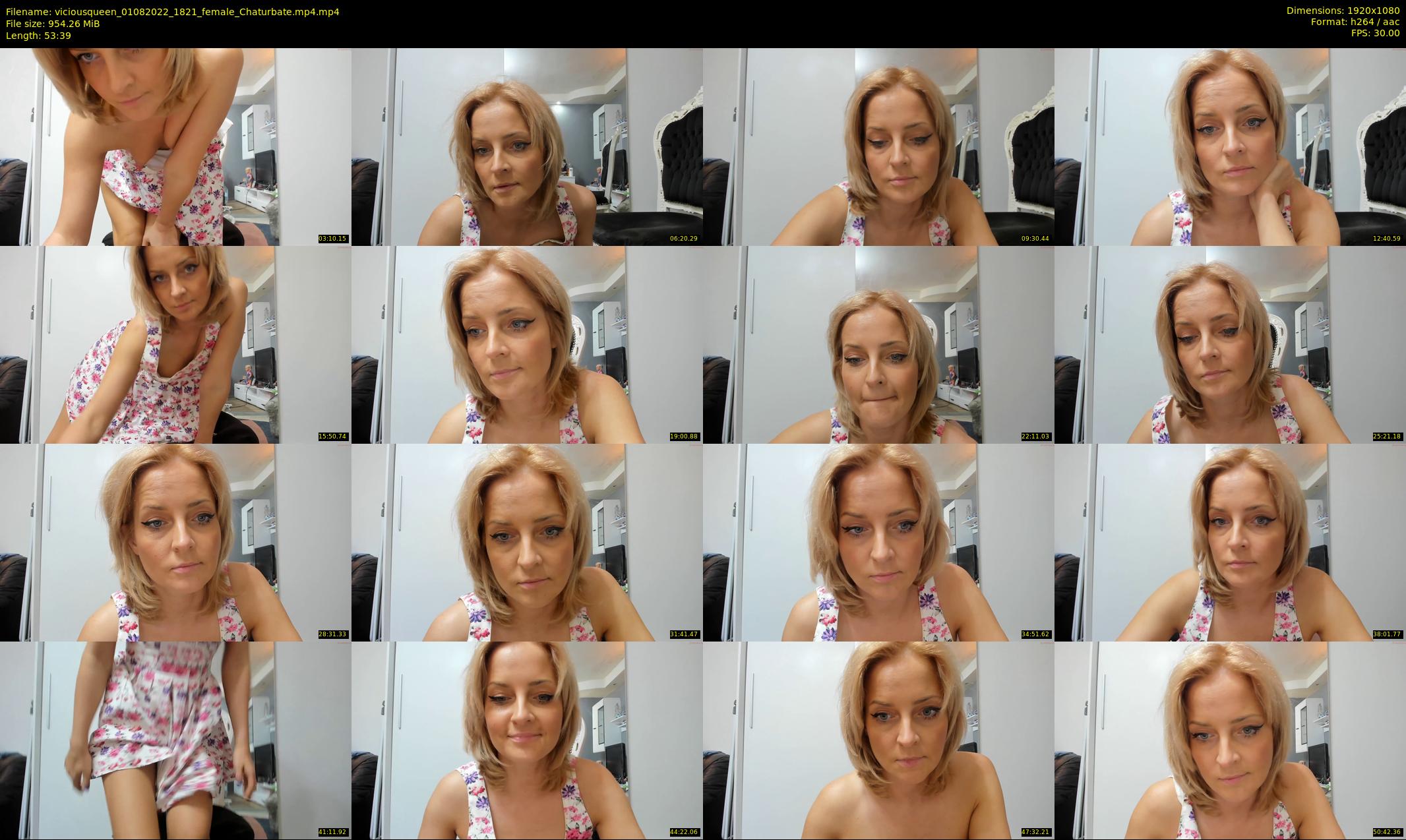 viciousqueen — 54 minute Chaturbate female cam show recording, 1080p, Aug 1, 2022