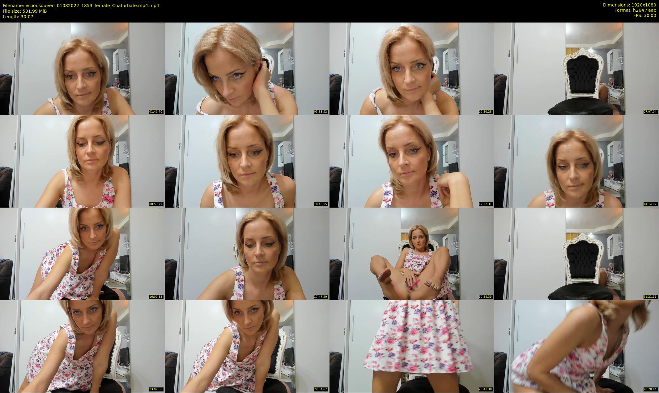 viciousqueen — 31 minute Chaturbate female cam show recording, 1080p, Aug 1, 2022