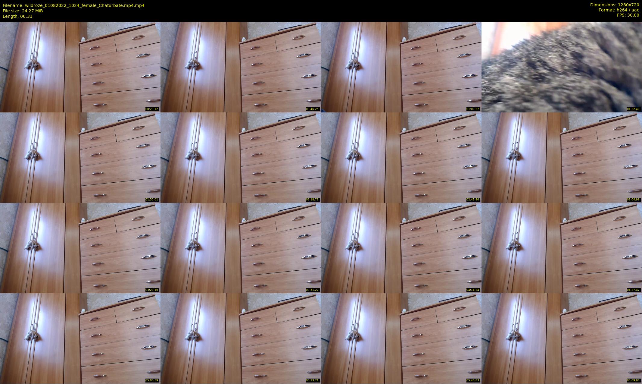 wildroze — 7 minute Chaturbate female cam show recording, 720p, Aug 1, 2022