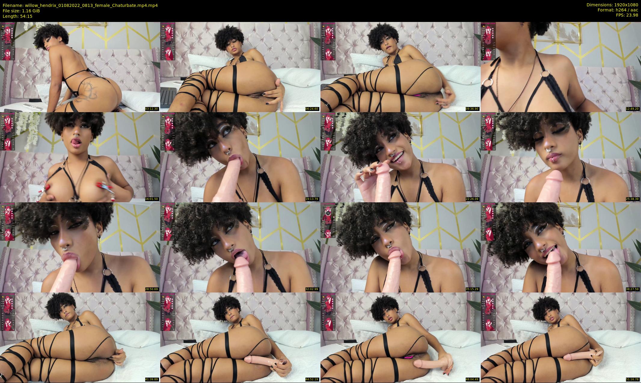 willow_hendrix — 55 minute Chaturbate female cam show recording, 1080p, Aug 1, 2022