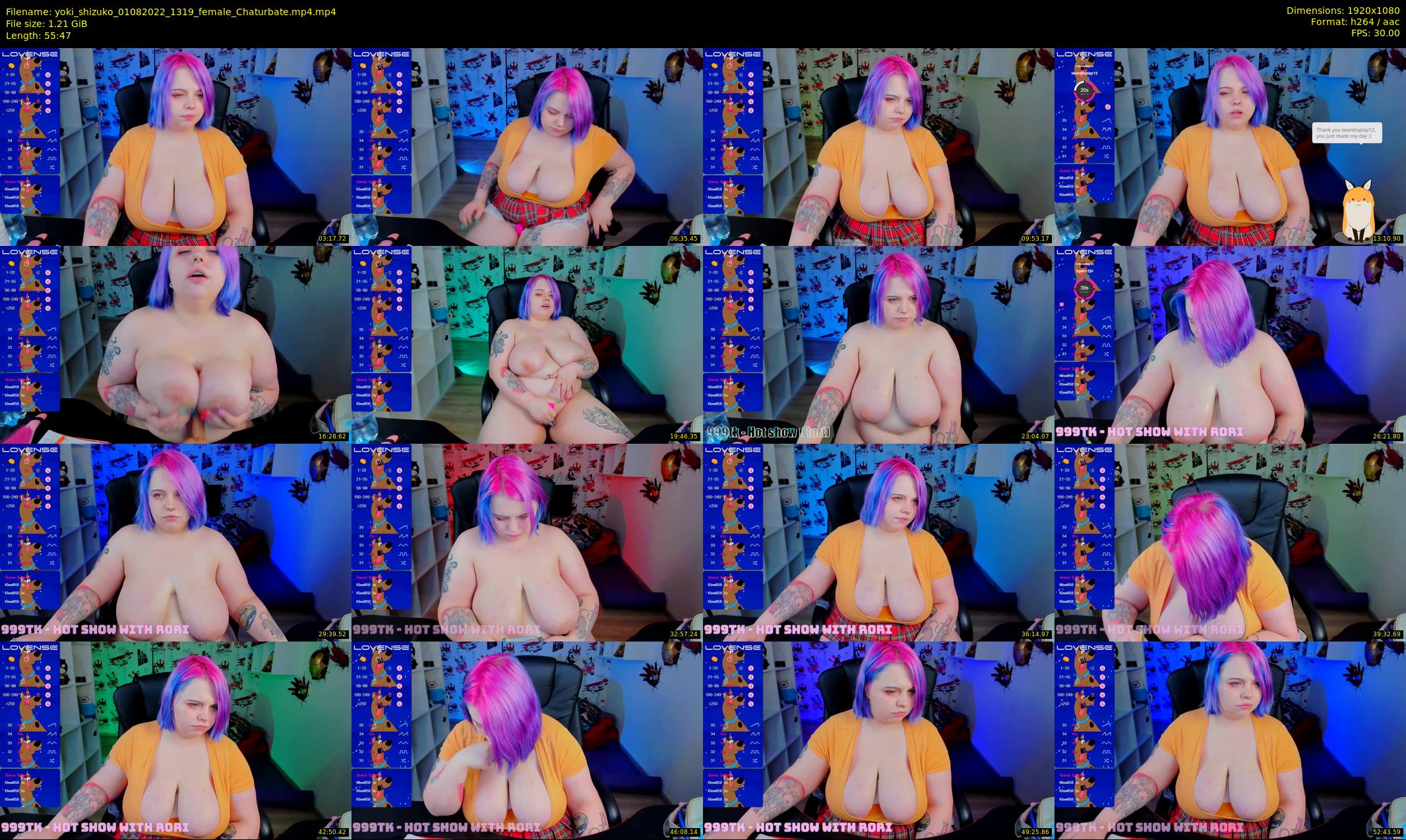 yoki_shizuko — 56 minute Chaturbate female cam show recording, 1080p, Aug 1, 2022
