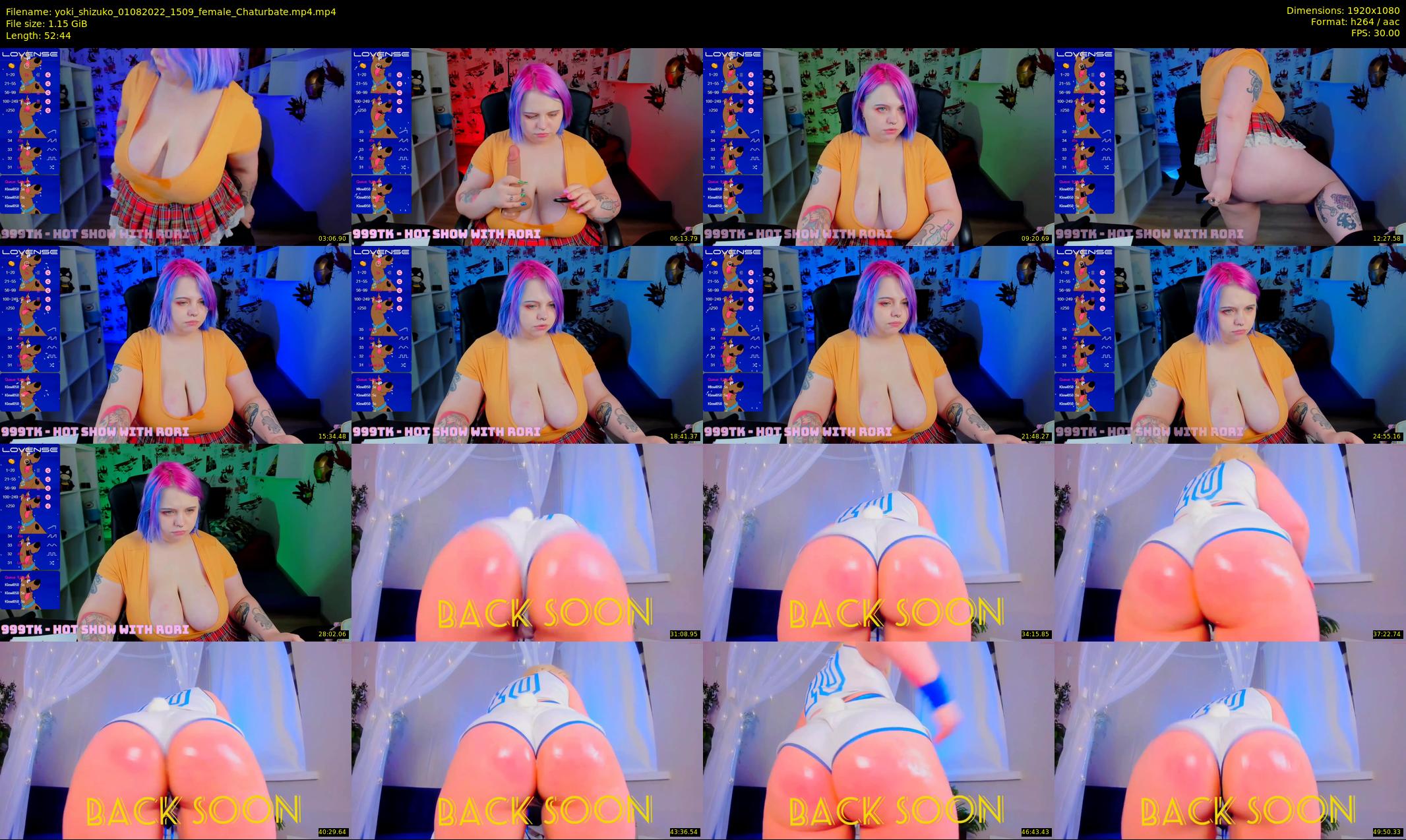 yoki_shizuko — 53 minute Chaturbate female cam show recording, 1080p, Aug 1, 2022