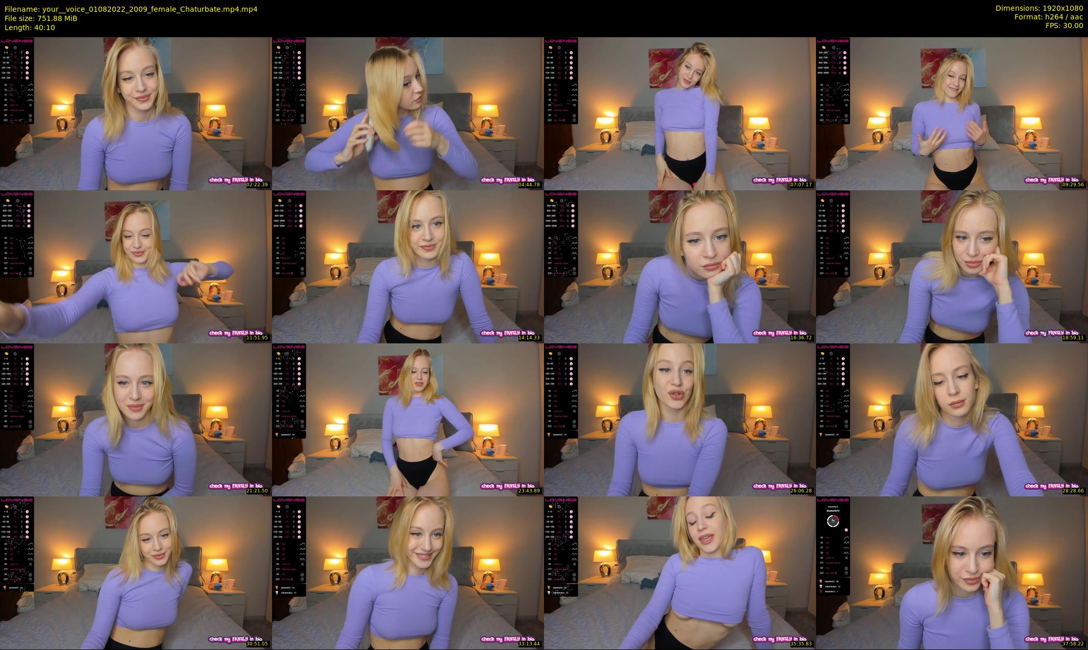 your__voice — 41 minute Chaturbate female cam show recording, 1080p, Aug 1, 2022