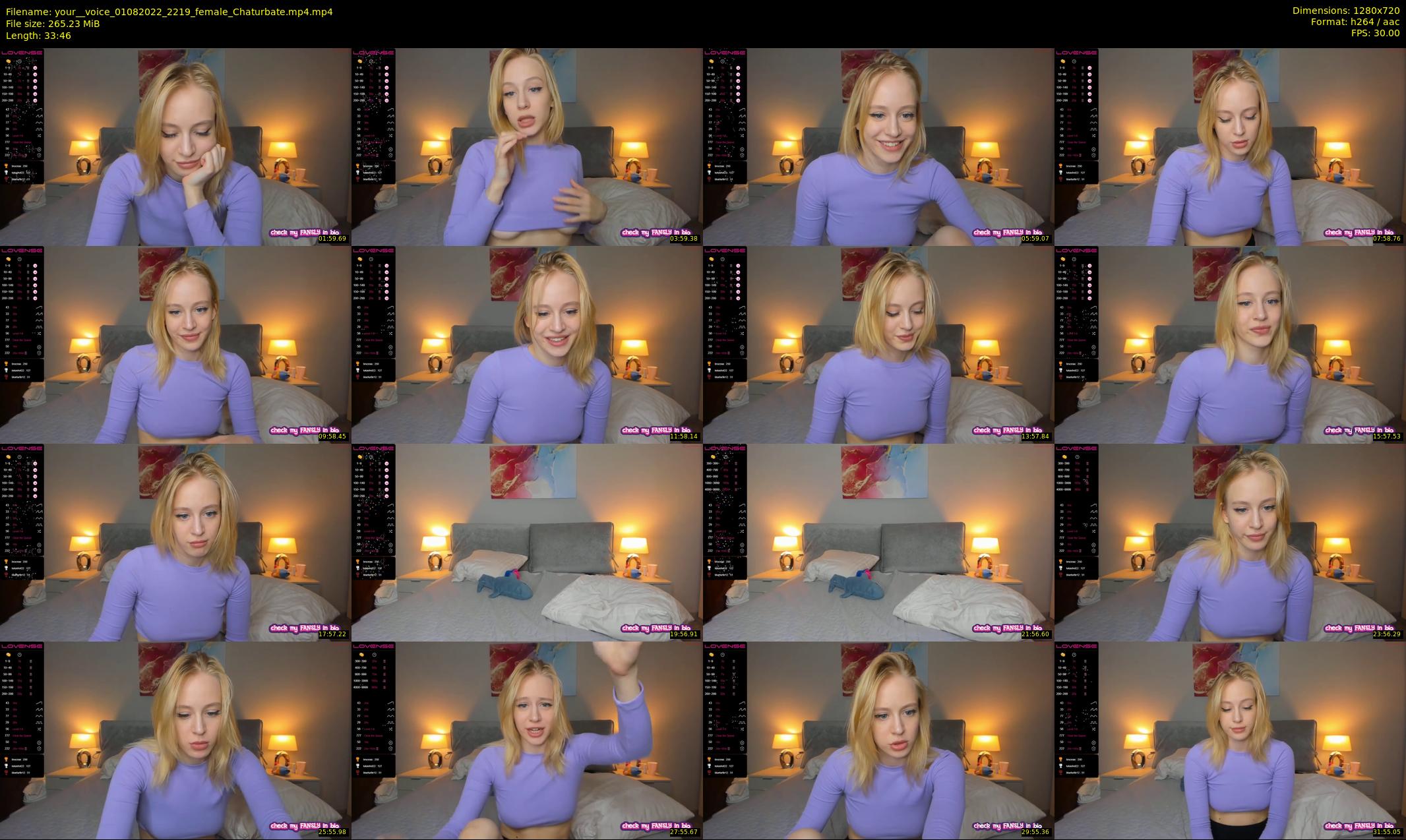 your__voice — 34 minute Chaturbate female cam show recording, 720p, Aug 1, 2022